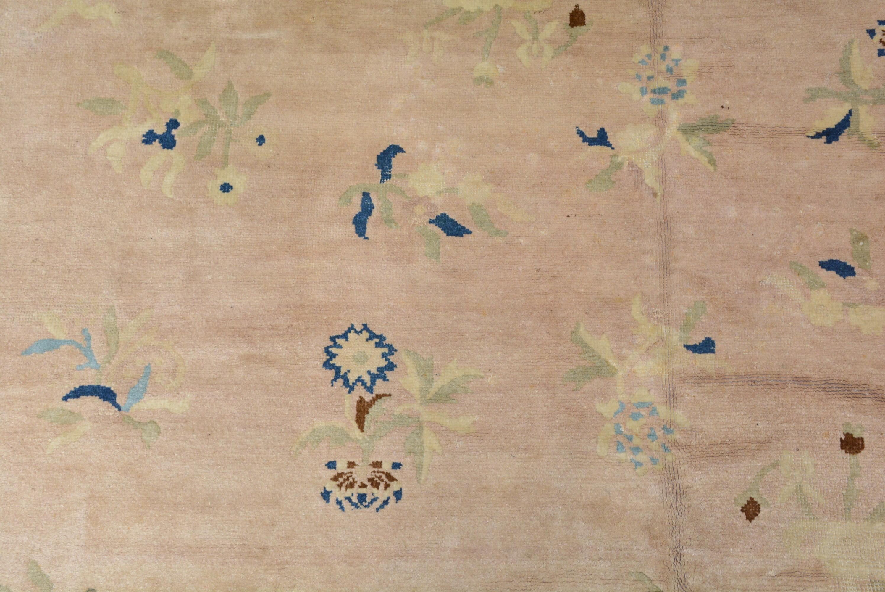 20th Century Antique Peking Chinese Carpet For Sale