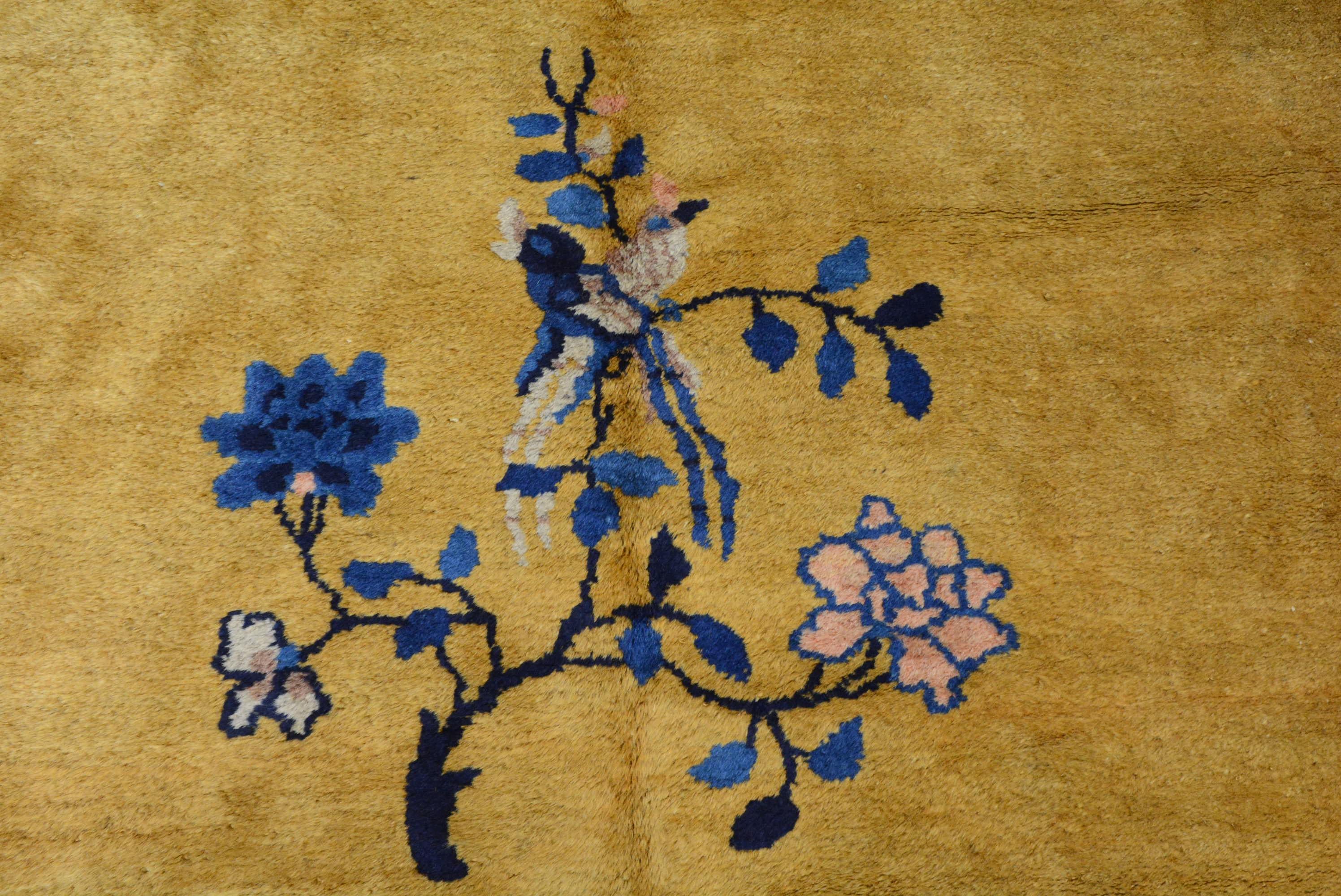 Antique Peking Chinese Carpet For Sale 1