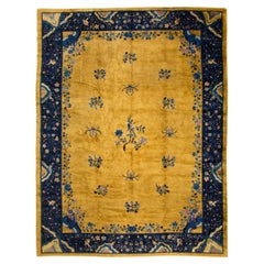Antique Peking Chinese Carpet