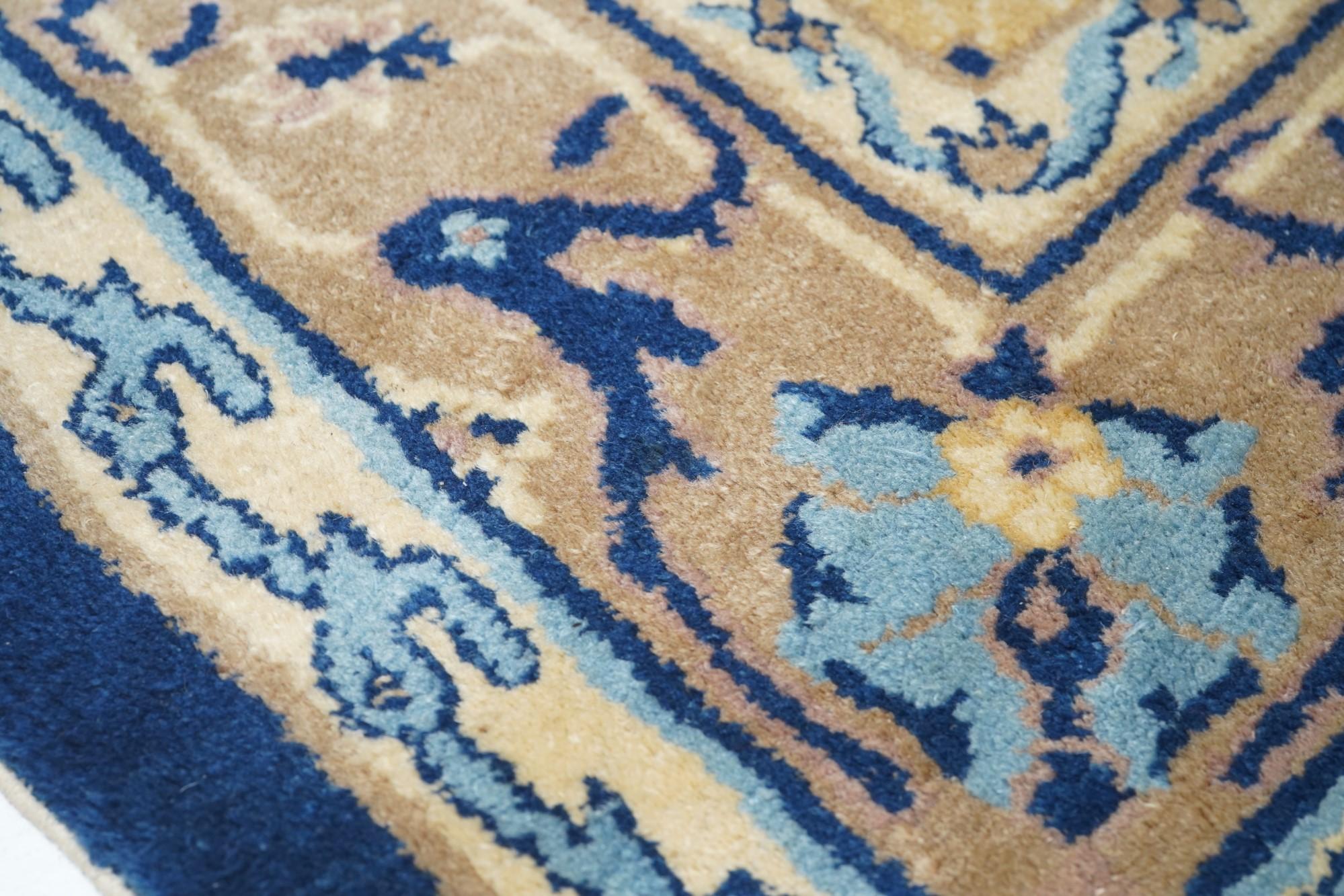 Chinois Tapis chinois pékinois ancien 7'0