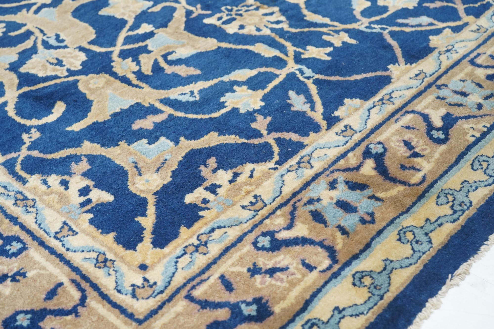 Noué à la main Tapis chinois pékinois ancien 7'0