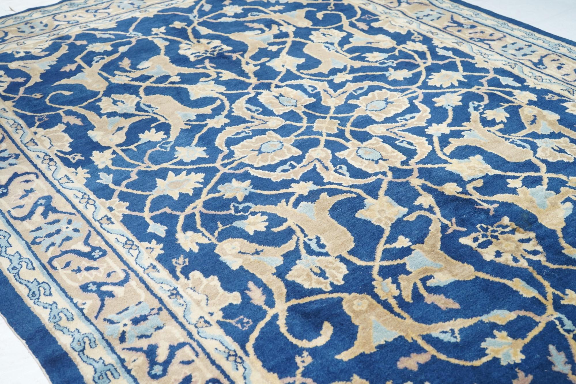 Tapis chinois pékinois ancien 7'0