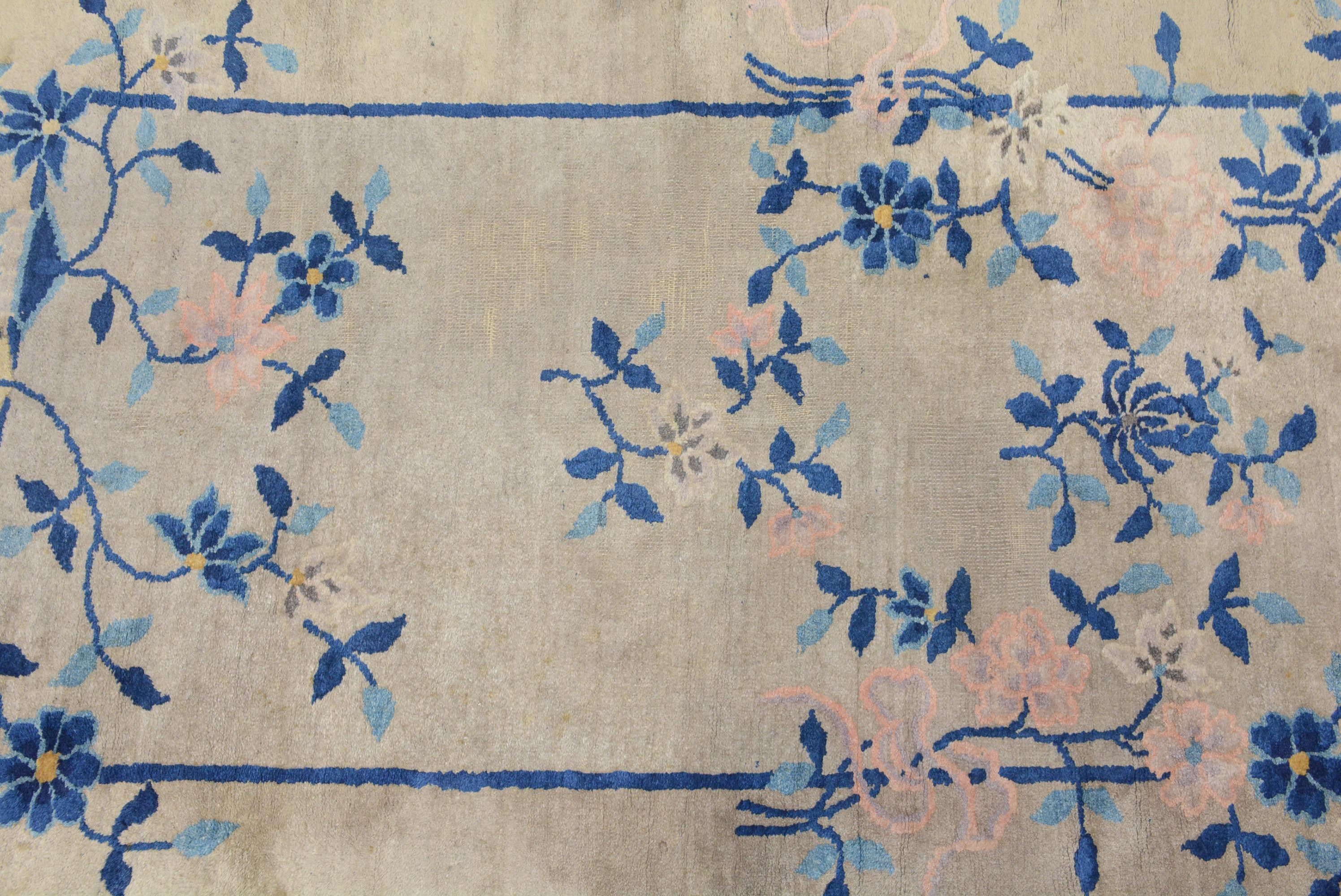 Tapis de couloir chinois pékinois ancien en vente 2
