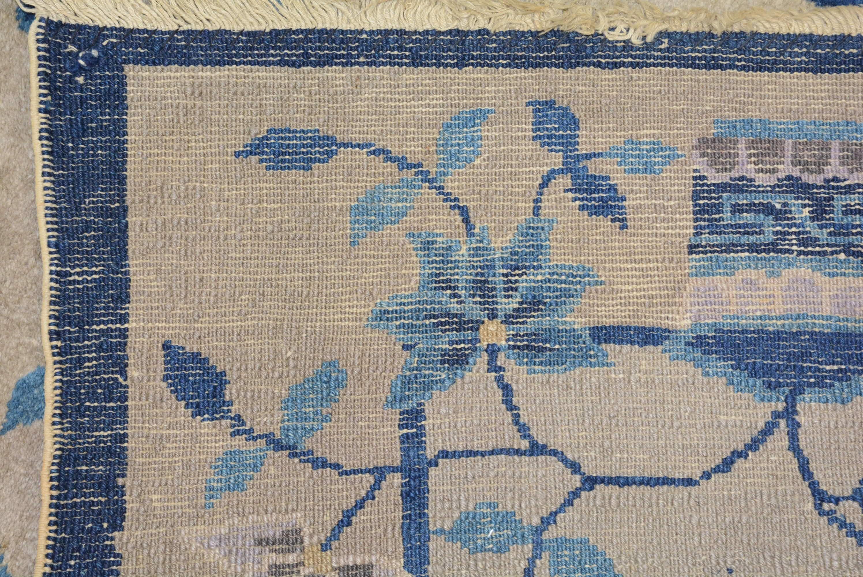 Tapis de couloir chinois pékinois ancien en vente 5