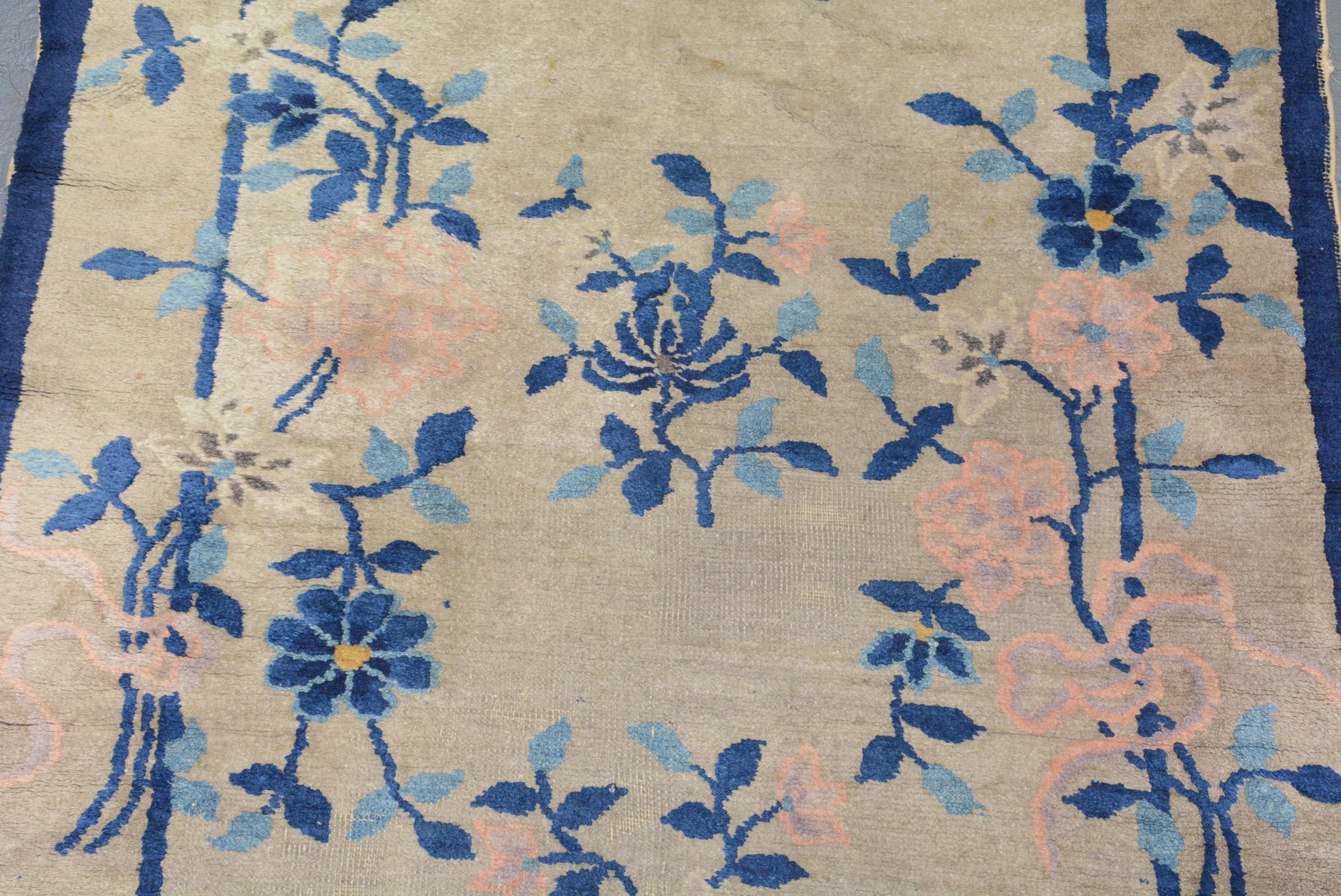 Exportation chinoise Tapis de couloir chinois pékinois ancien en vente