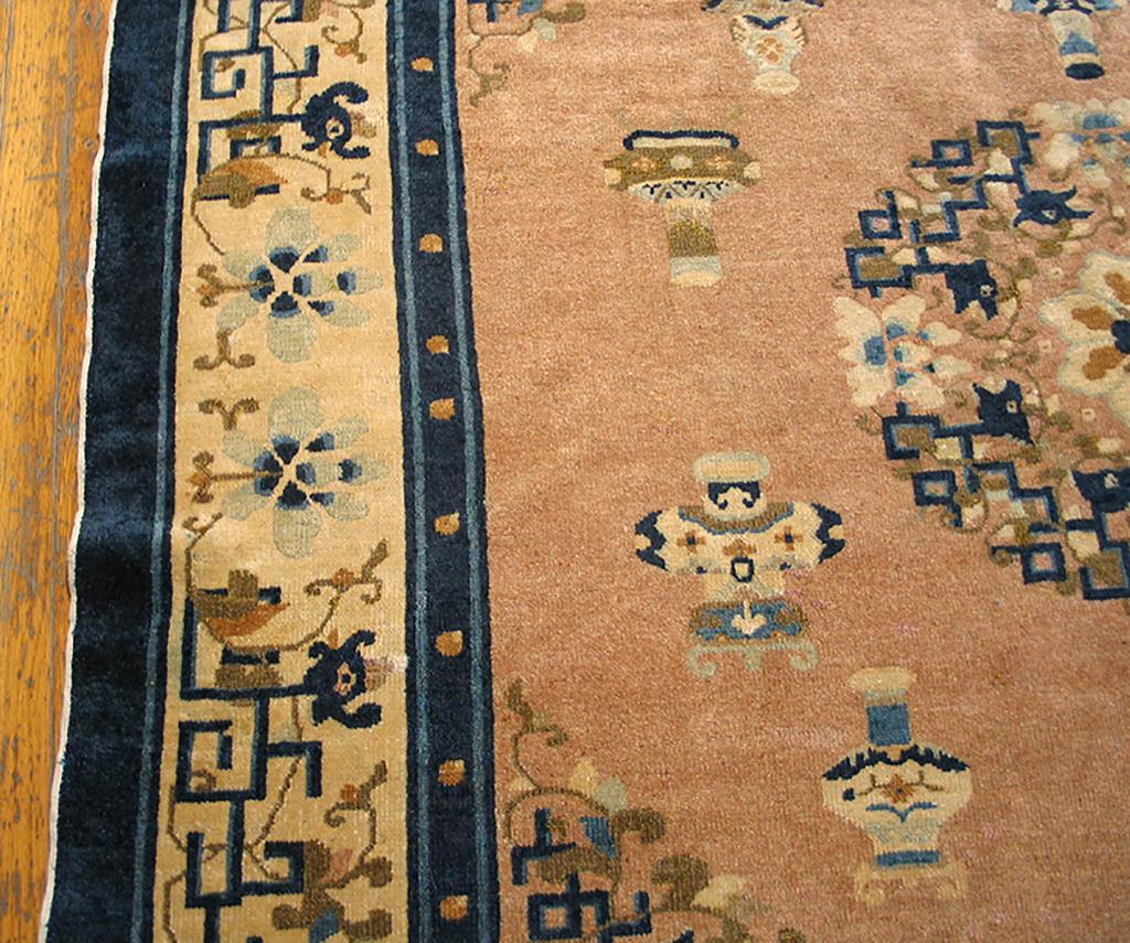 Early 20th Century Late 19th Century Chinese  Peking Carpet (  5'6'' x 6' - 115 x 168 ) 