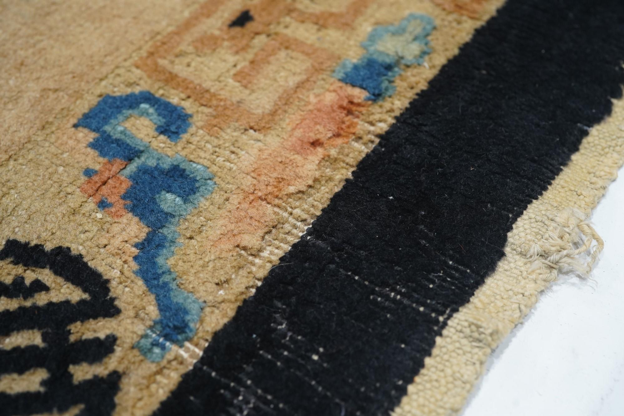 Early 20th Century Antique Peking Rug For Sale