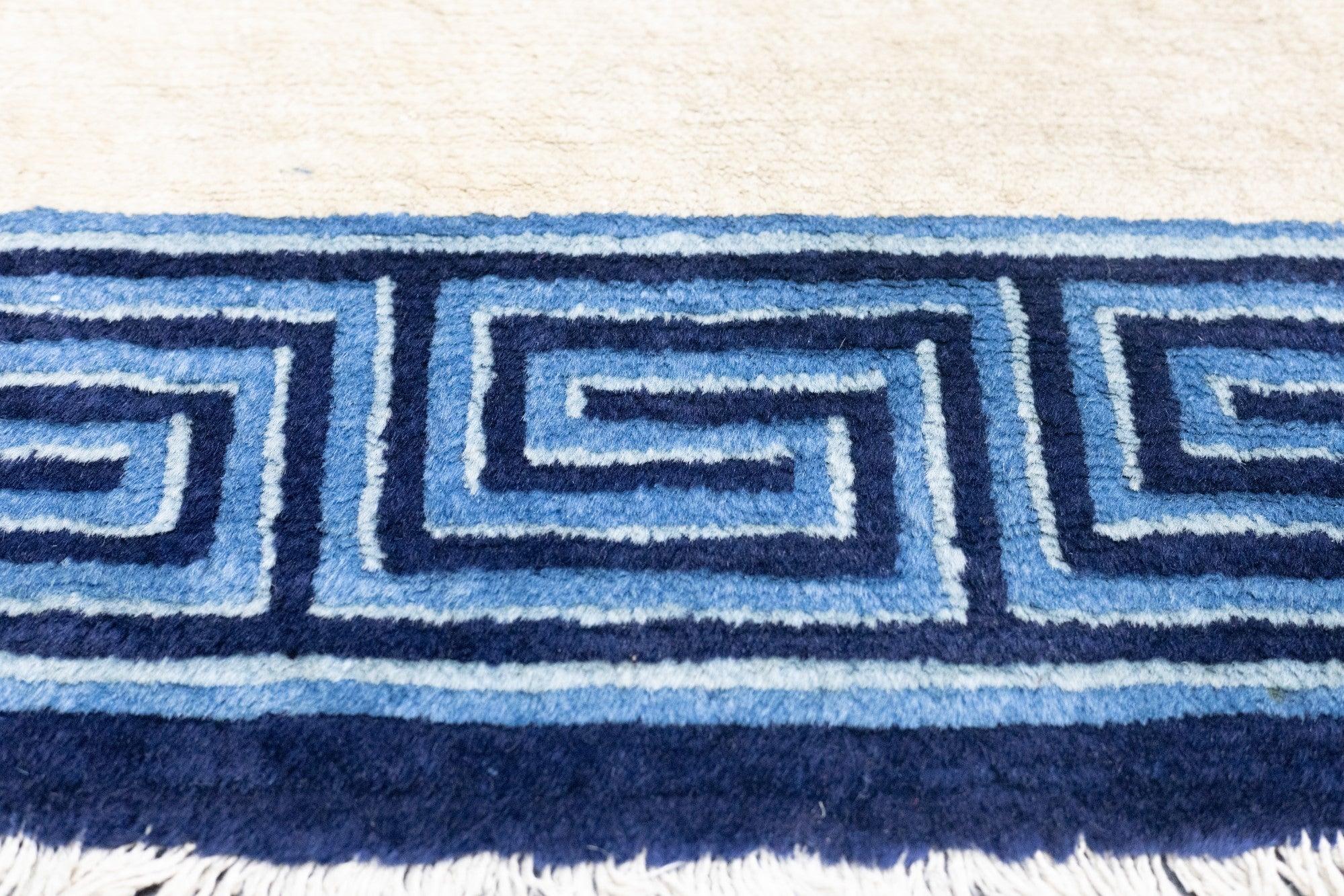 Hand-Knotted Antique Peking Rug 3'1'' x 5'1'' For Sale