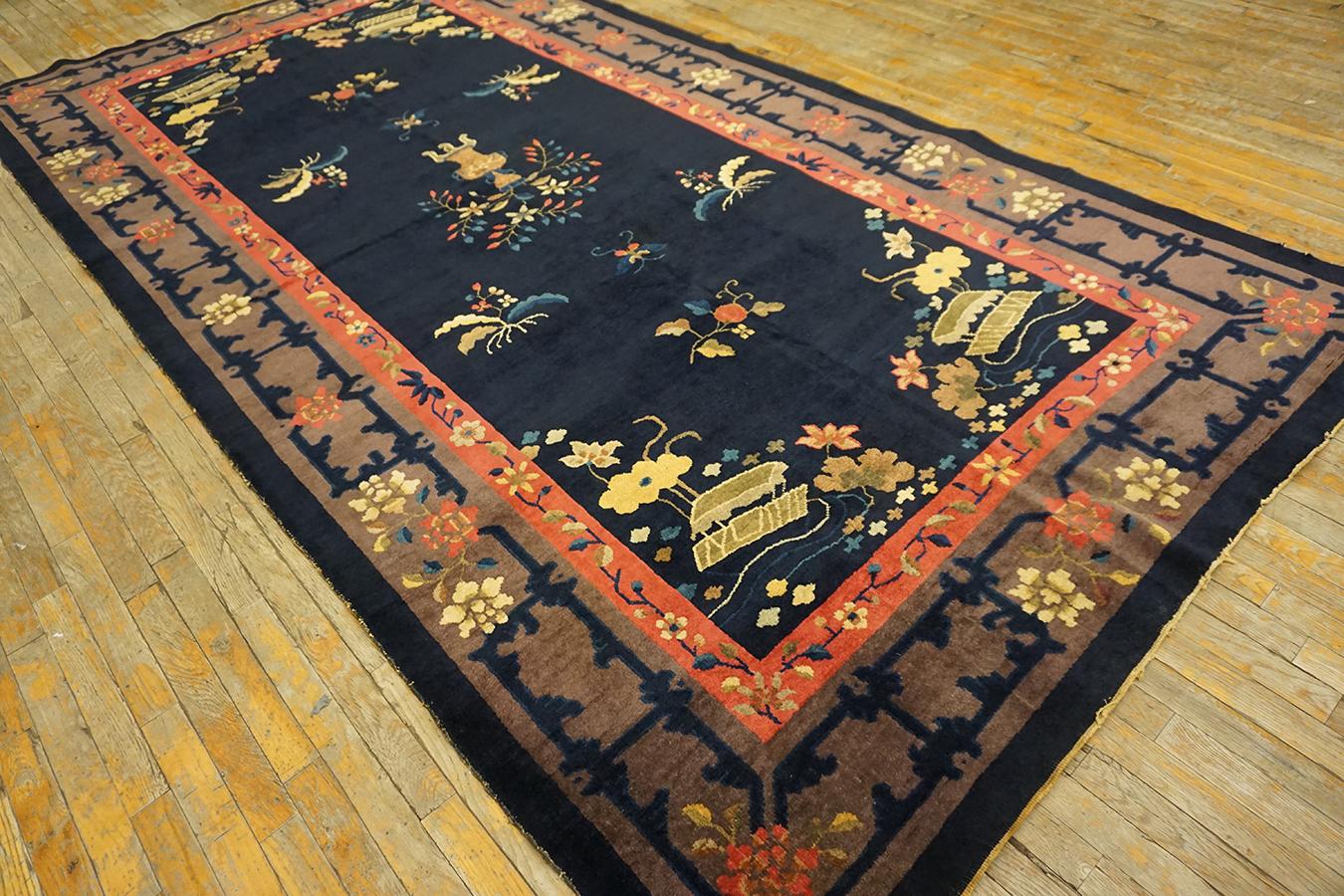 Antique Peking Rug, Size: 6' 0'' x11' 8'' 