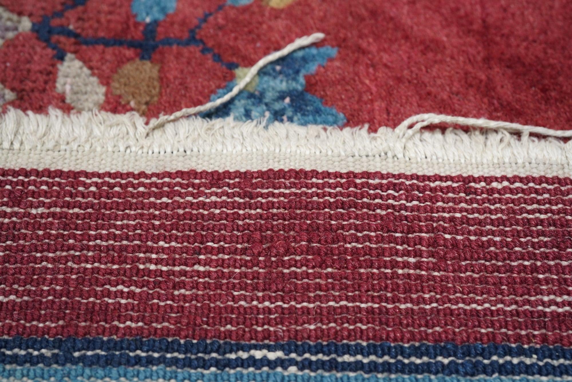 Antique Peking Rug 8'2'' x 9'9'' For Sale 4