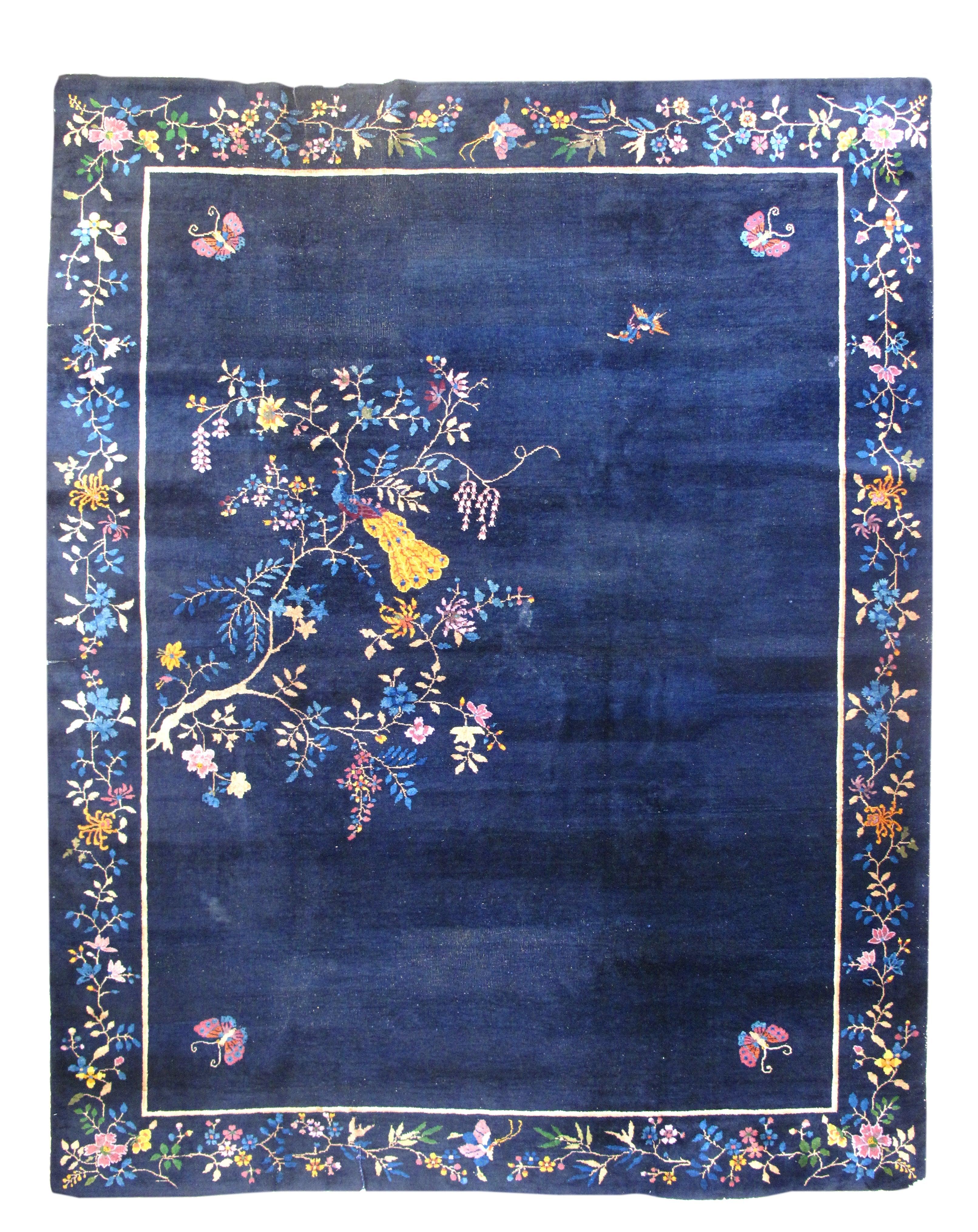 Perse Tapis pékinois ancien 9'0