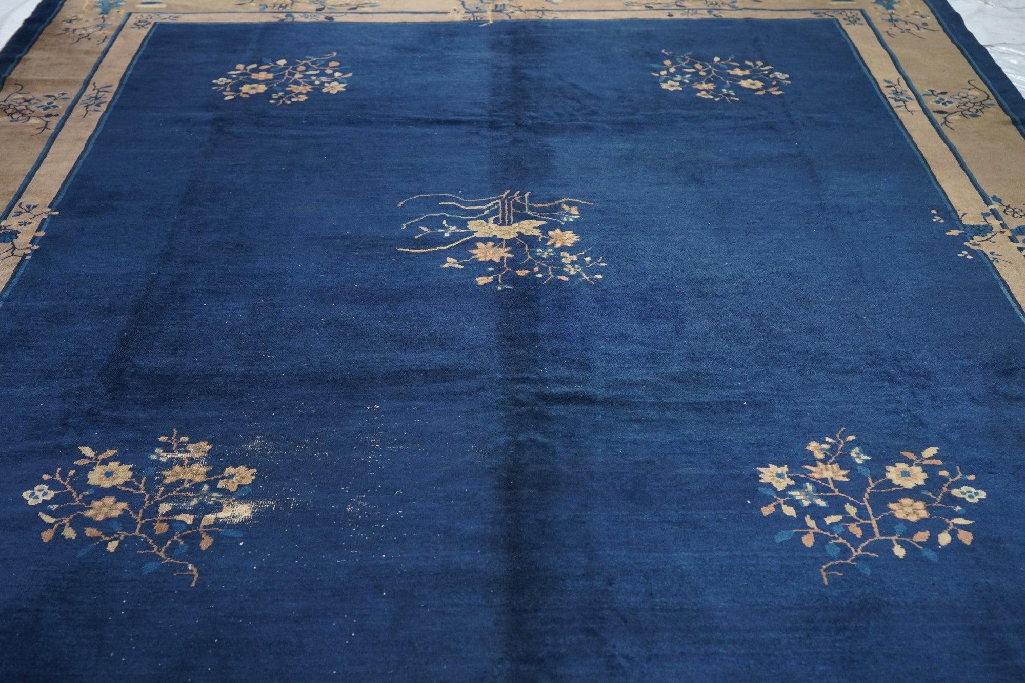 Tapis pékinois ancien 9'1'' x 11'6'' en vente 3