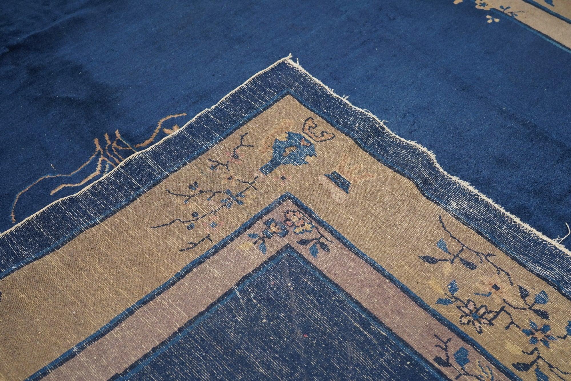 Tapis pékinois ancien 9'1'' x 11'6'' en vente 6
