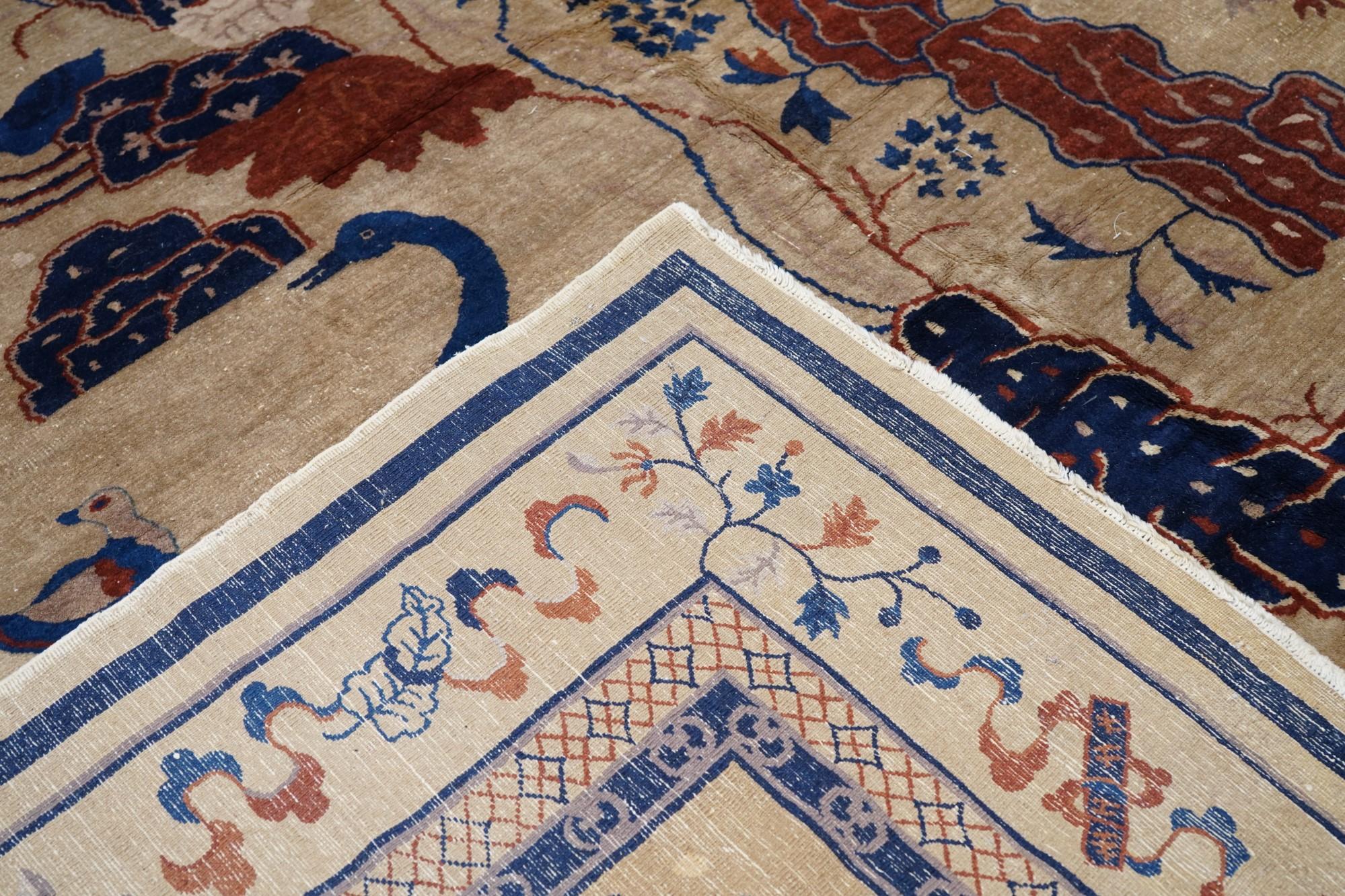 Tappeto antico Pechino 9'2'' x 11'5'' in vendita 6