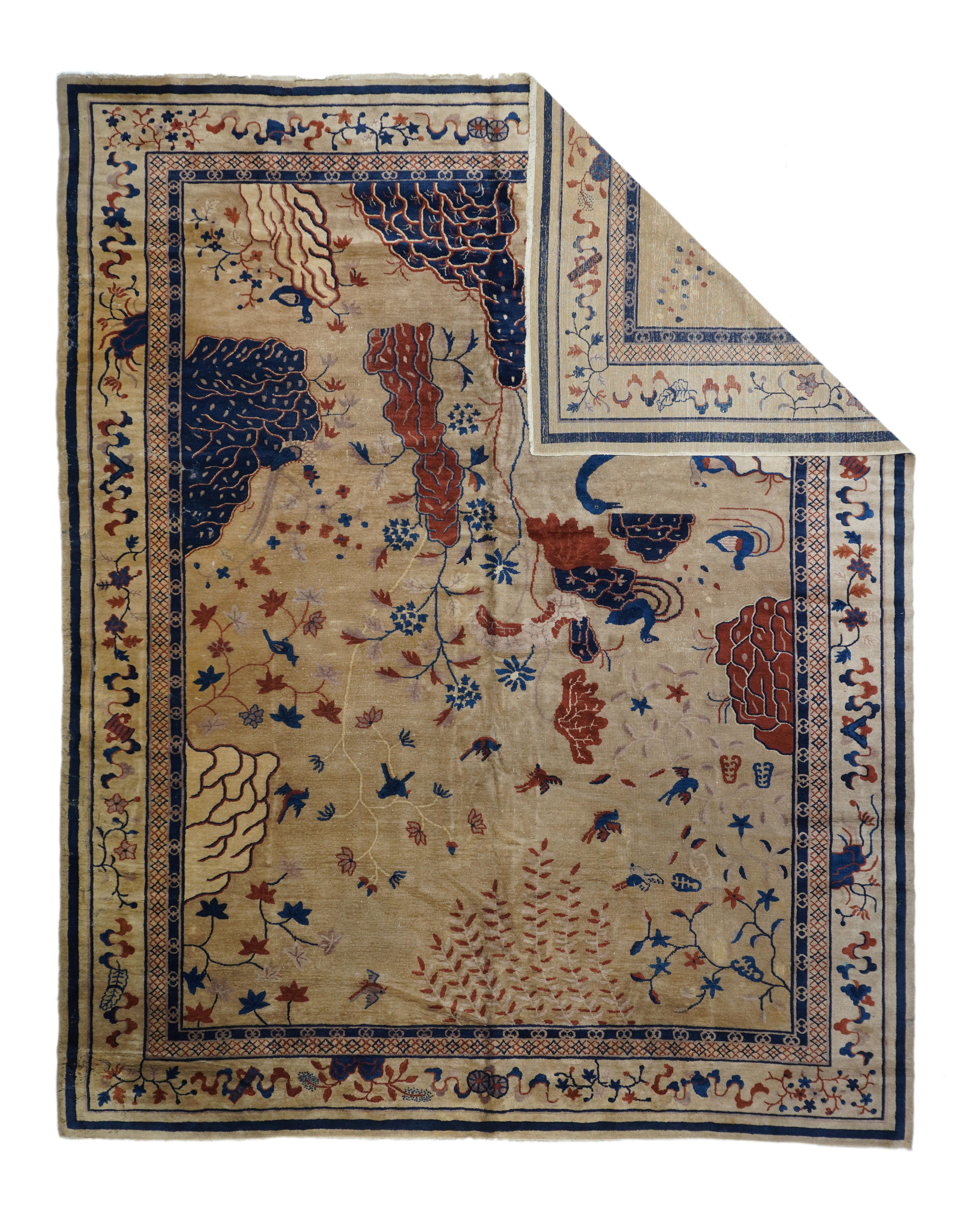 Tappeto antico Pechino 9'2'' x 11'5''...