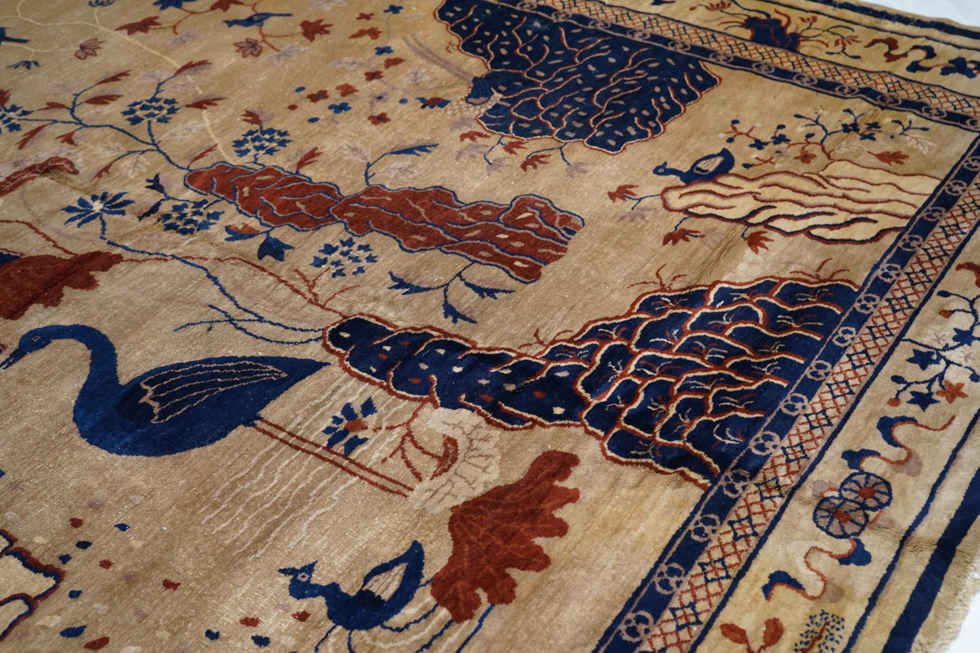 Antiker Pekinger Teppich im Angebot 3