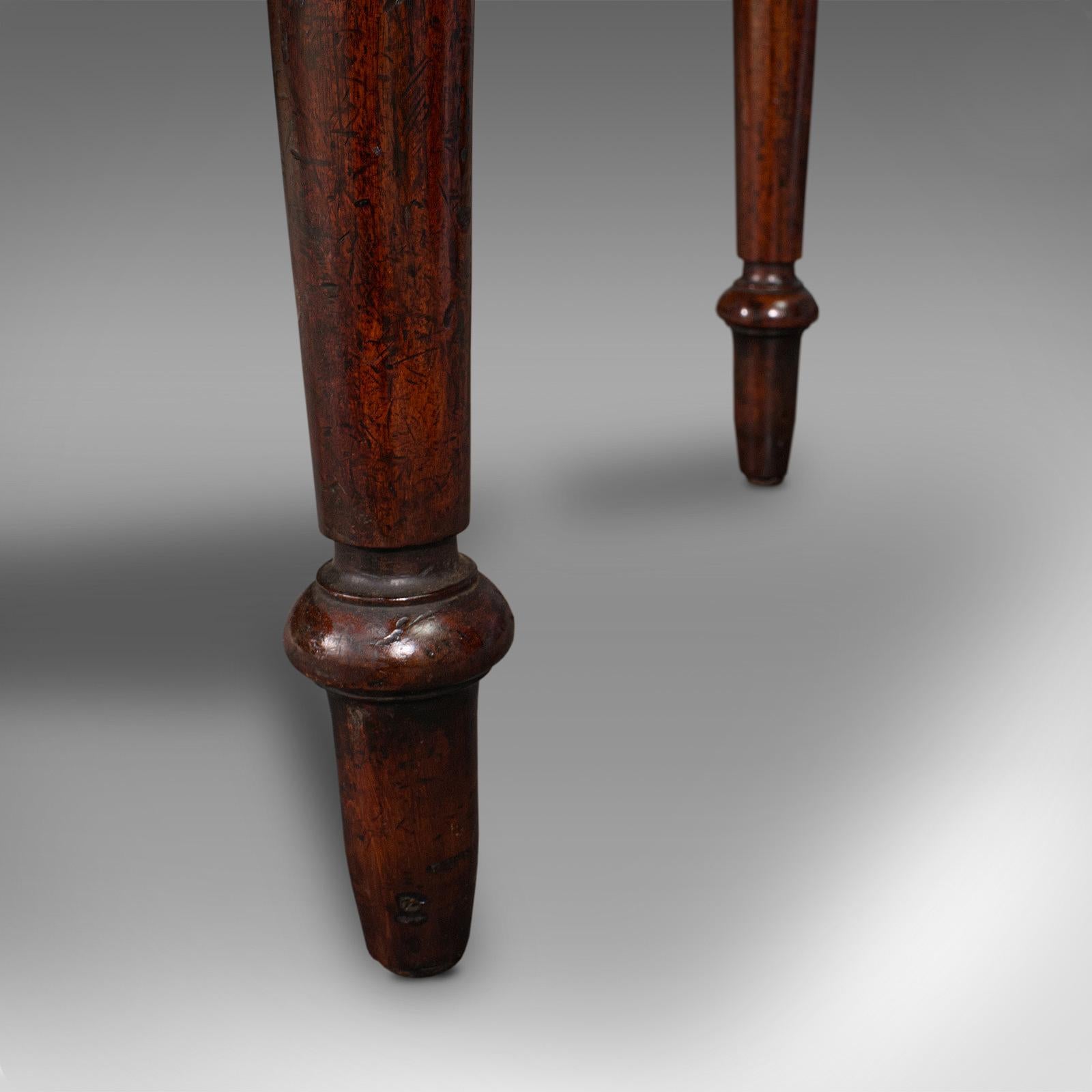 Antique Pembroke Table, English, Mahogany, Extending, Dining, Regency, C.1820 For Sale 7