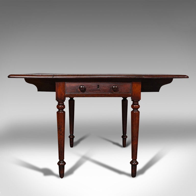 Antiker Pembroke-Tisch, englisch, Mahagoni, ausziehbar, Esstisch, Regency,  um 1820 im Angebot bei 1stDibs