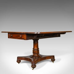 Antiker Pembroke Tisch, Englisch, William IV, Mahagoni, Sofa, um 1835