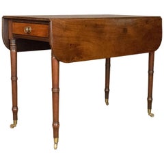 Antique Pembroke Table in Mahogany, English, Georgian, circa 1820 Antique Pembroke Table in Mahogany, English, Georgian, circa 1820