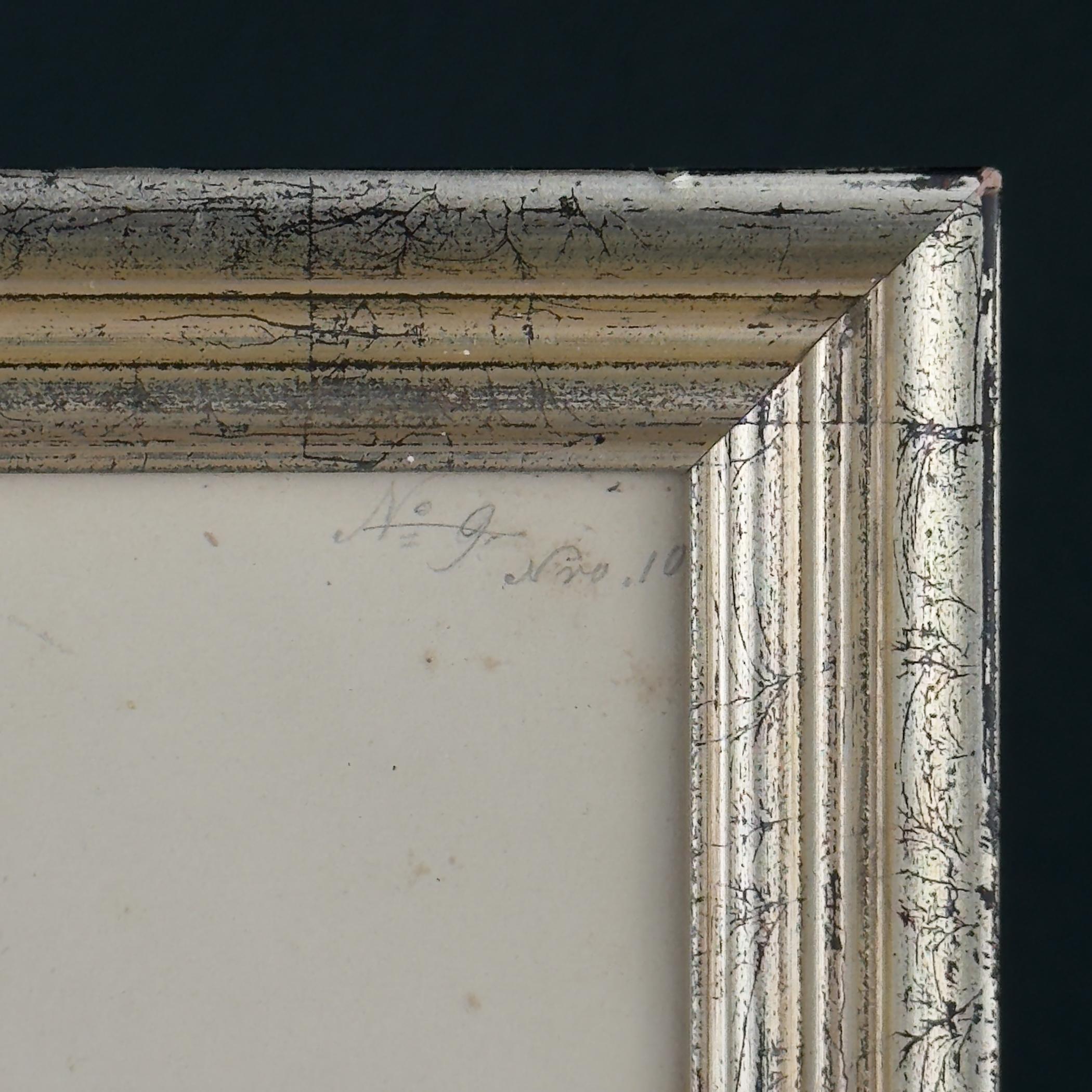 Dessin au crayon ancien Pied, artiste F. Mucke, Autriche 1802 Bon état - En vente à Miklavž Pri Taboru, SI