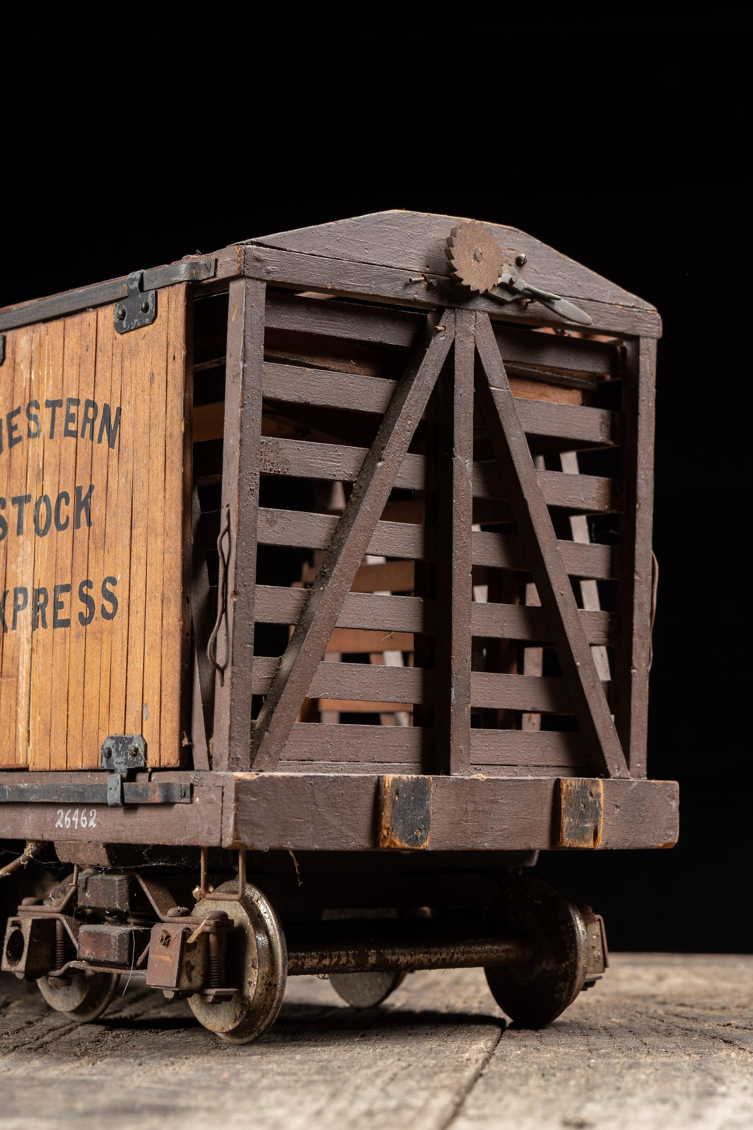 Antico modello di vagone merci della ferrovia della Pennsylvania in vendita 7