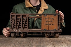 Antique Pennsylvania Railroad Stock Car Model