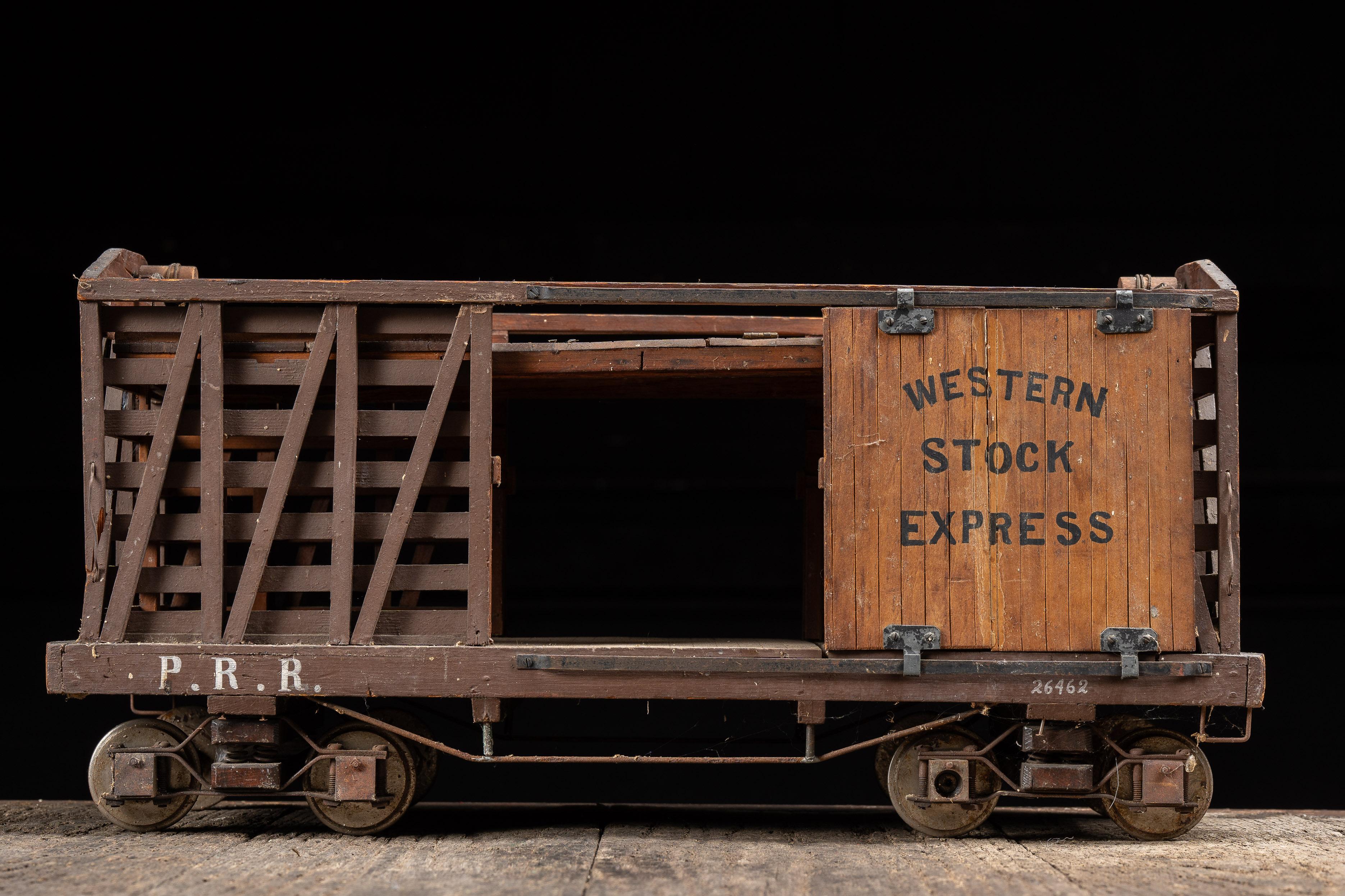 Americano Antico modello di vagone merci della ferrovia della Pennsylvania in vendita