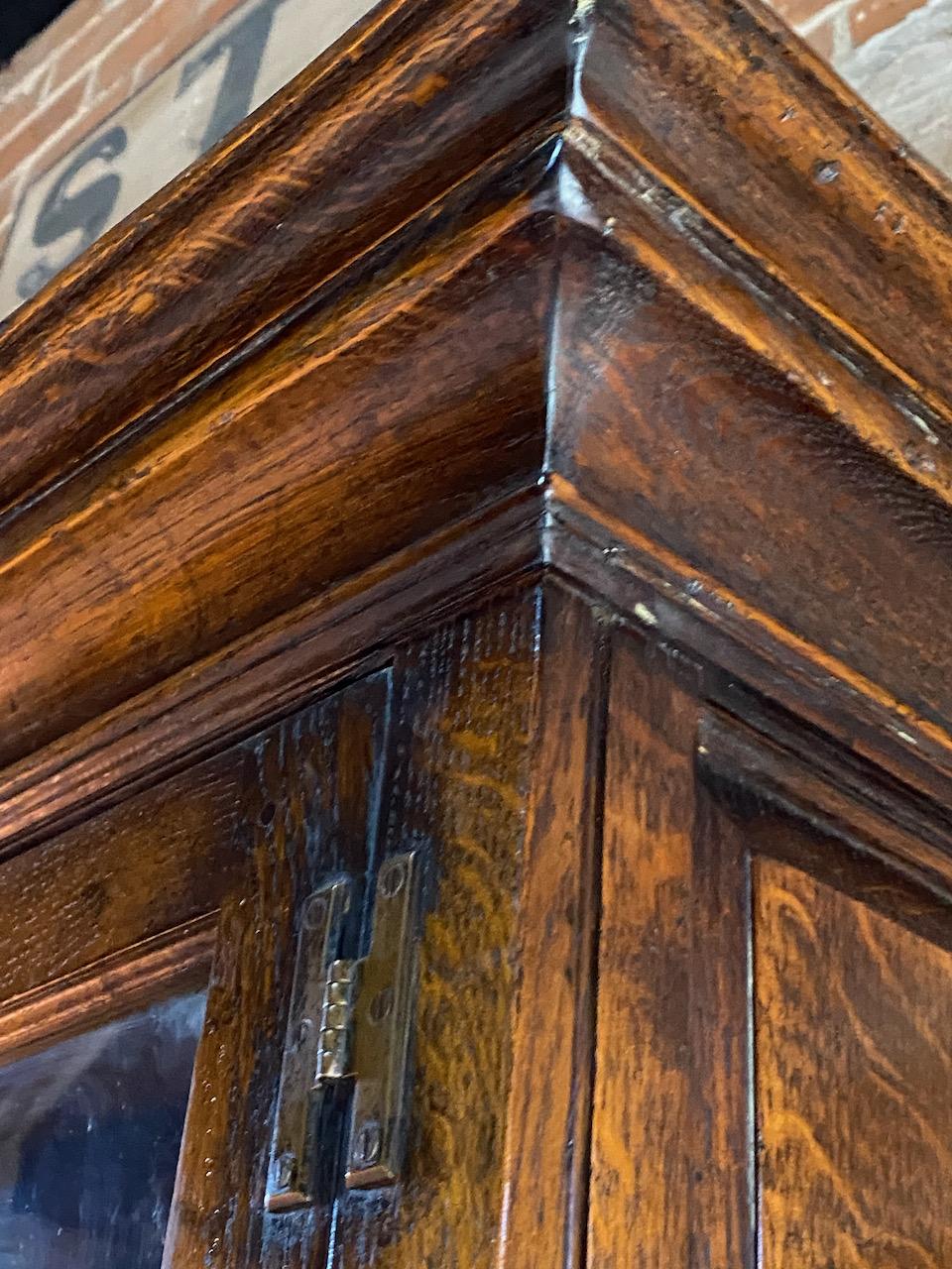 Antique Pepys Style Library Bookcase Oak Titchmarsh & Goodwin Style, circa 1960 6