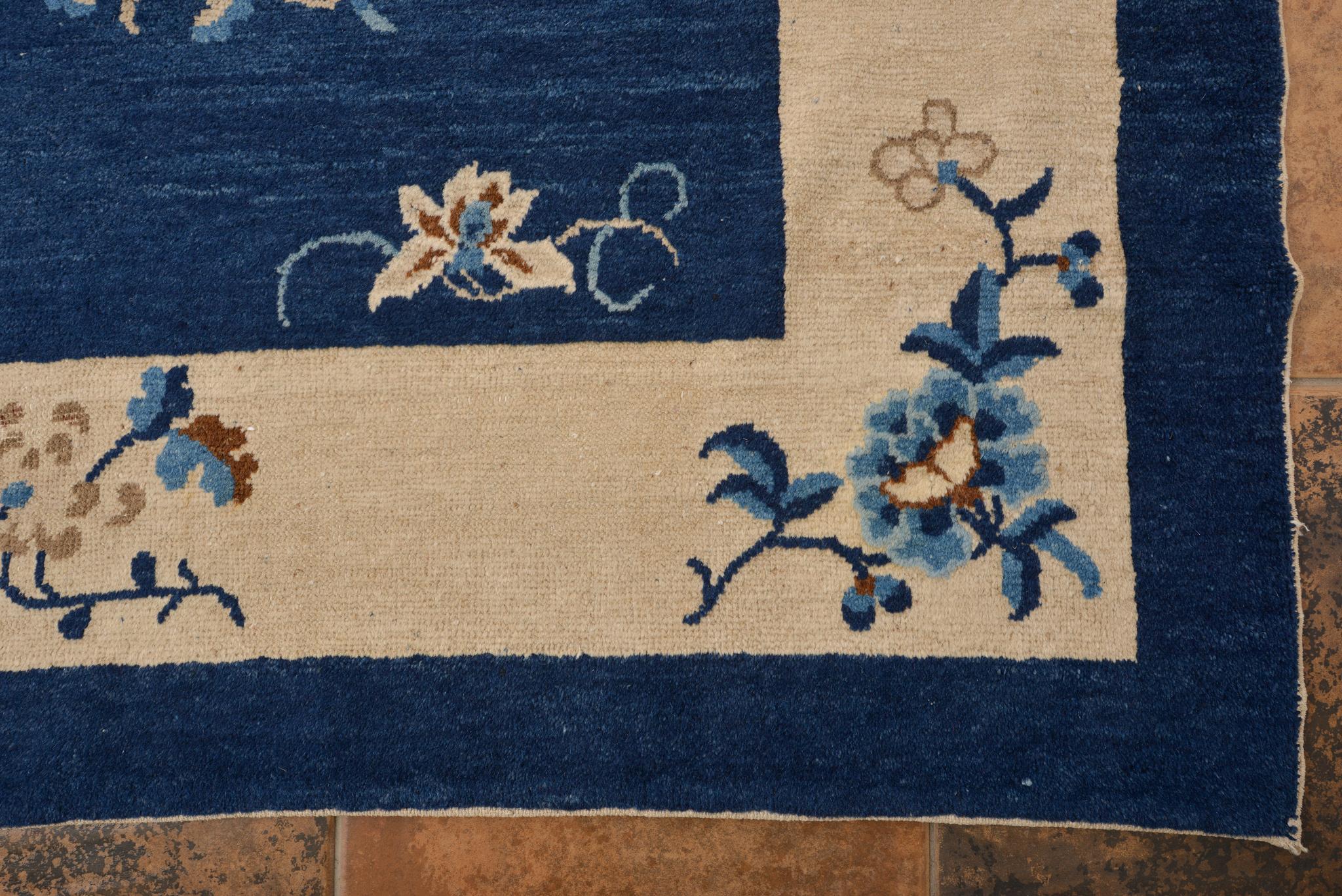 Antique Perfect Peking Carpet For Sale 2