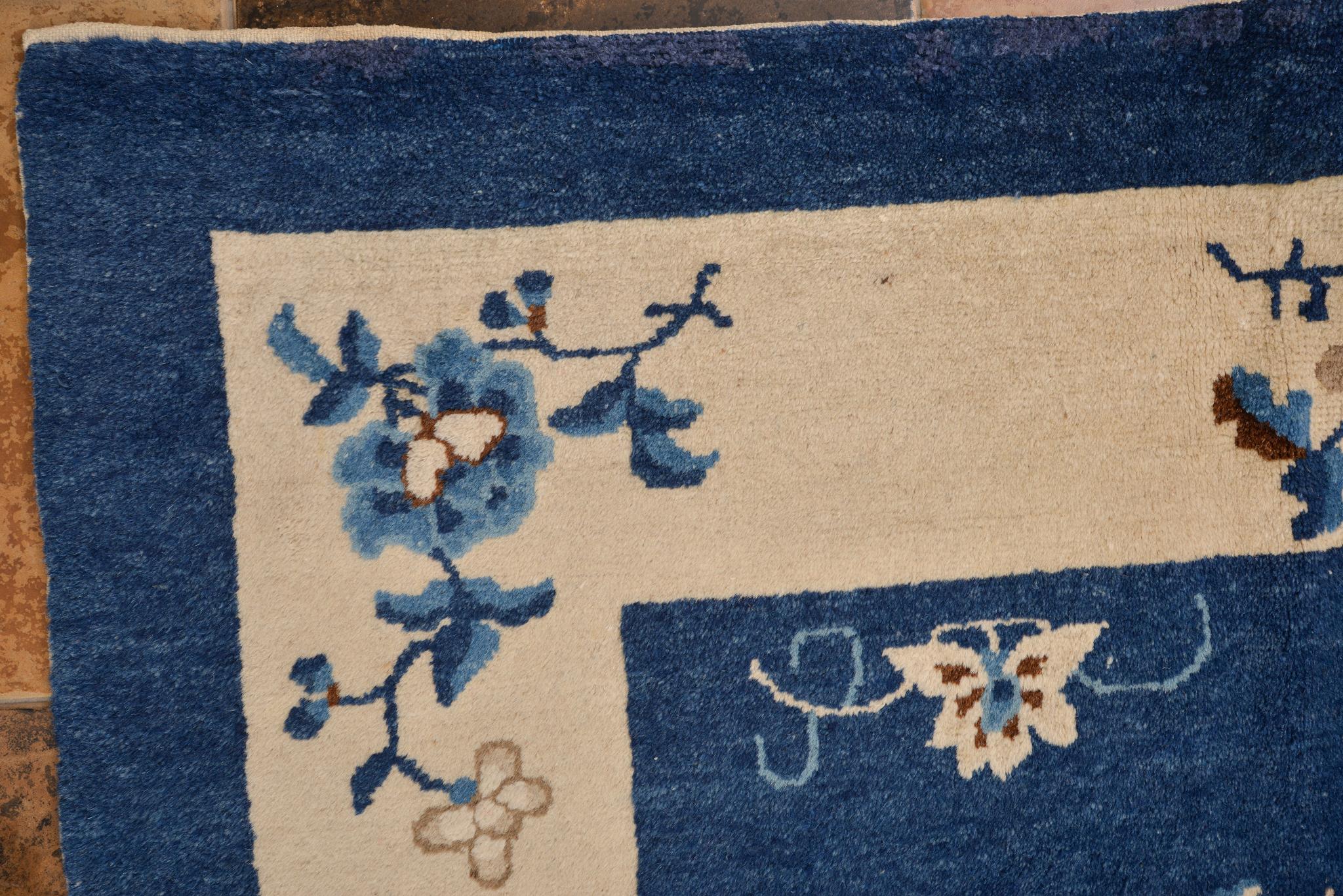 20th Century Antique Perfect Peking Carpet For Sale