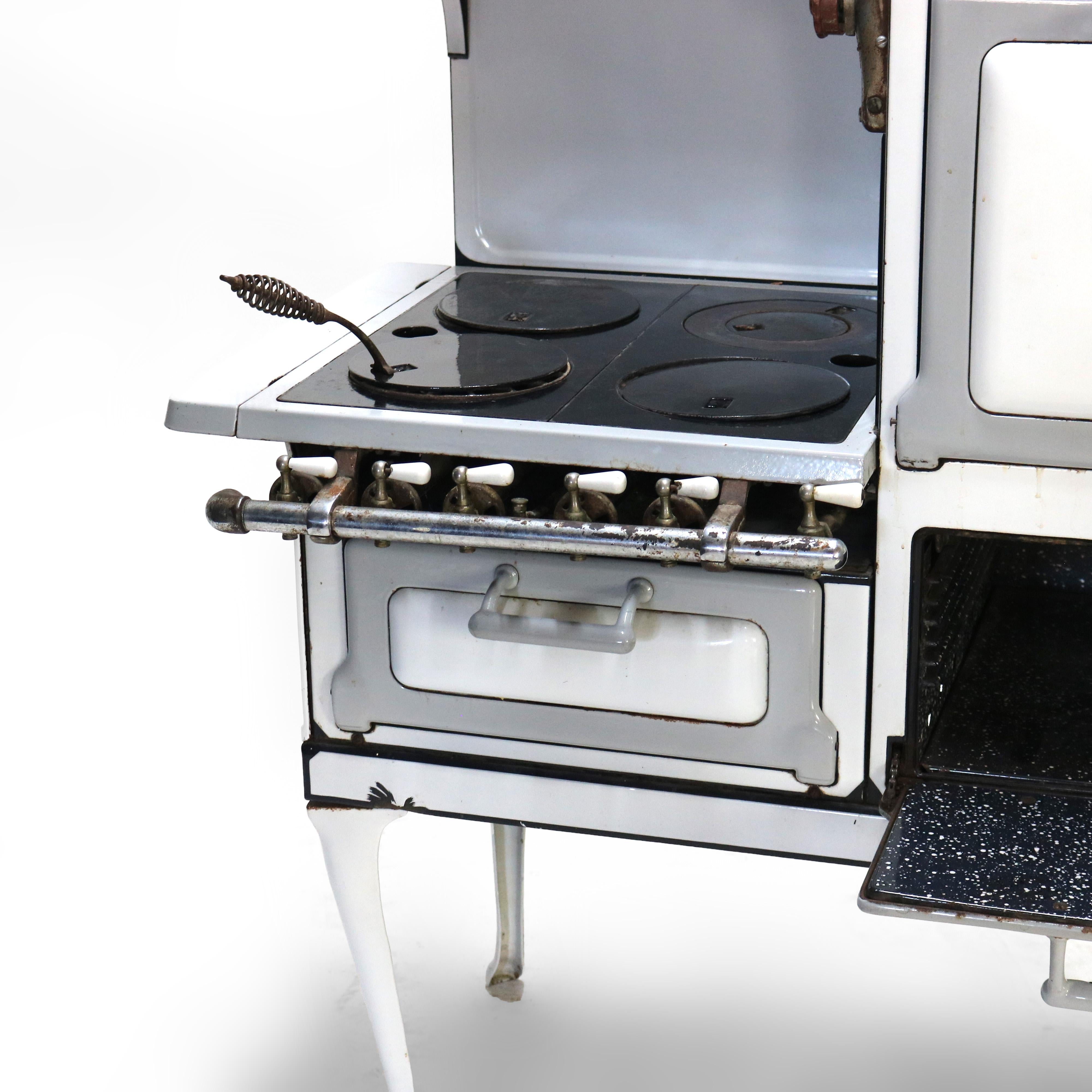 Antike Perfection Stove Co. New Process Emaillierter Herd Modell CR-6-42 C1929 (Metall) im Angebot