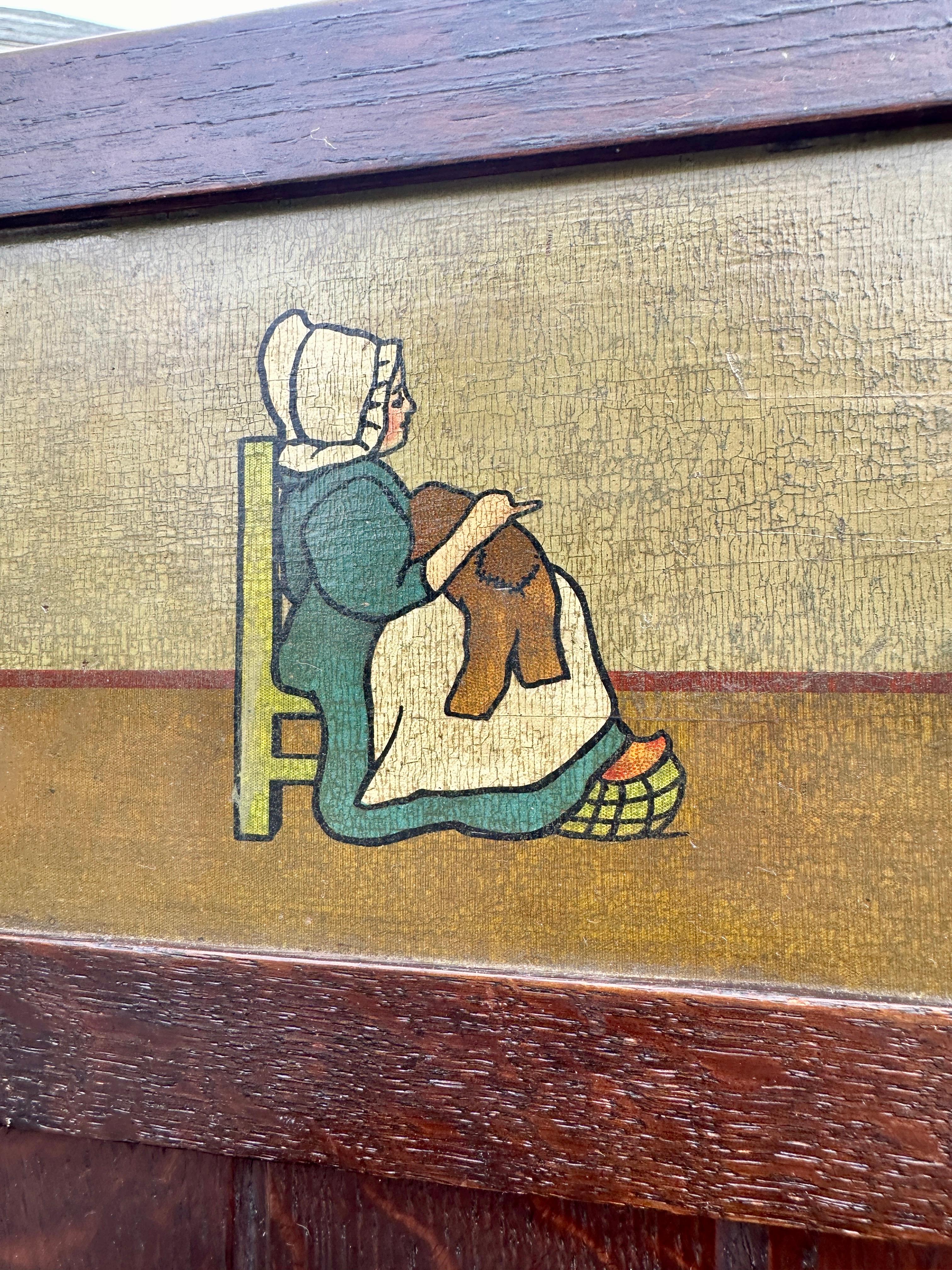 Panchina o seduta antica A.I.C. per bambini - epoca Stickley  W7950 in vendita 4