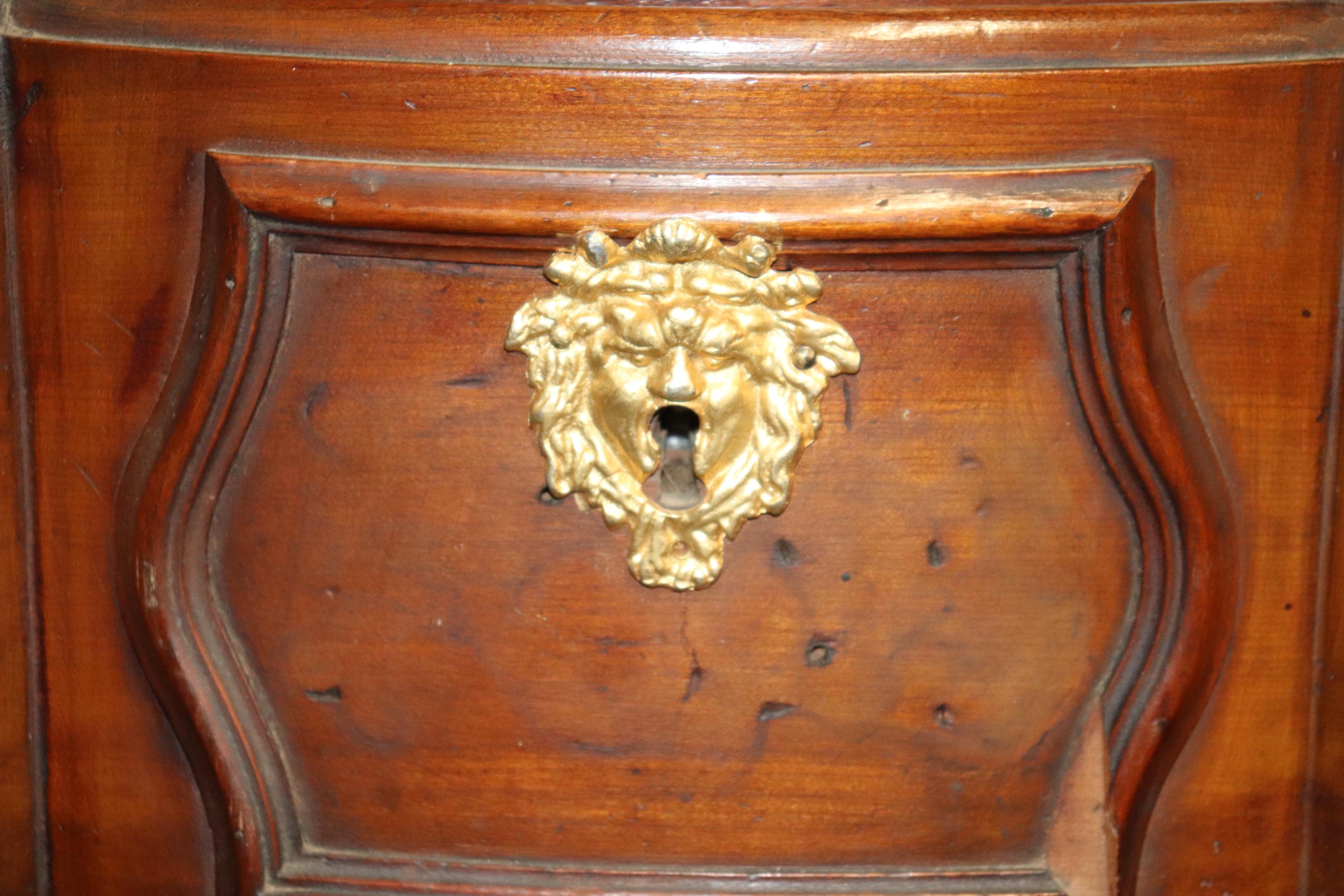 Antique Period French Louis XV French Provincial Walnut Commode Circa 1840 For Sale 3
