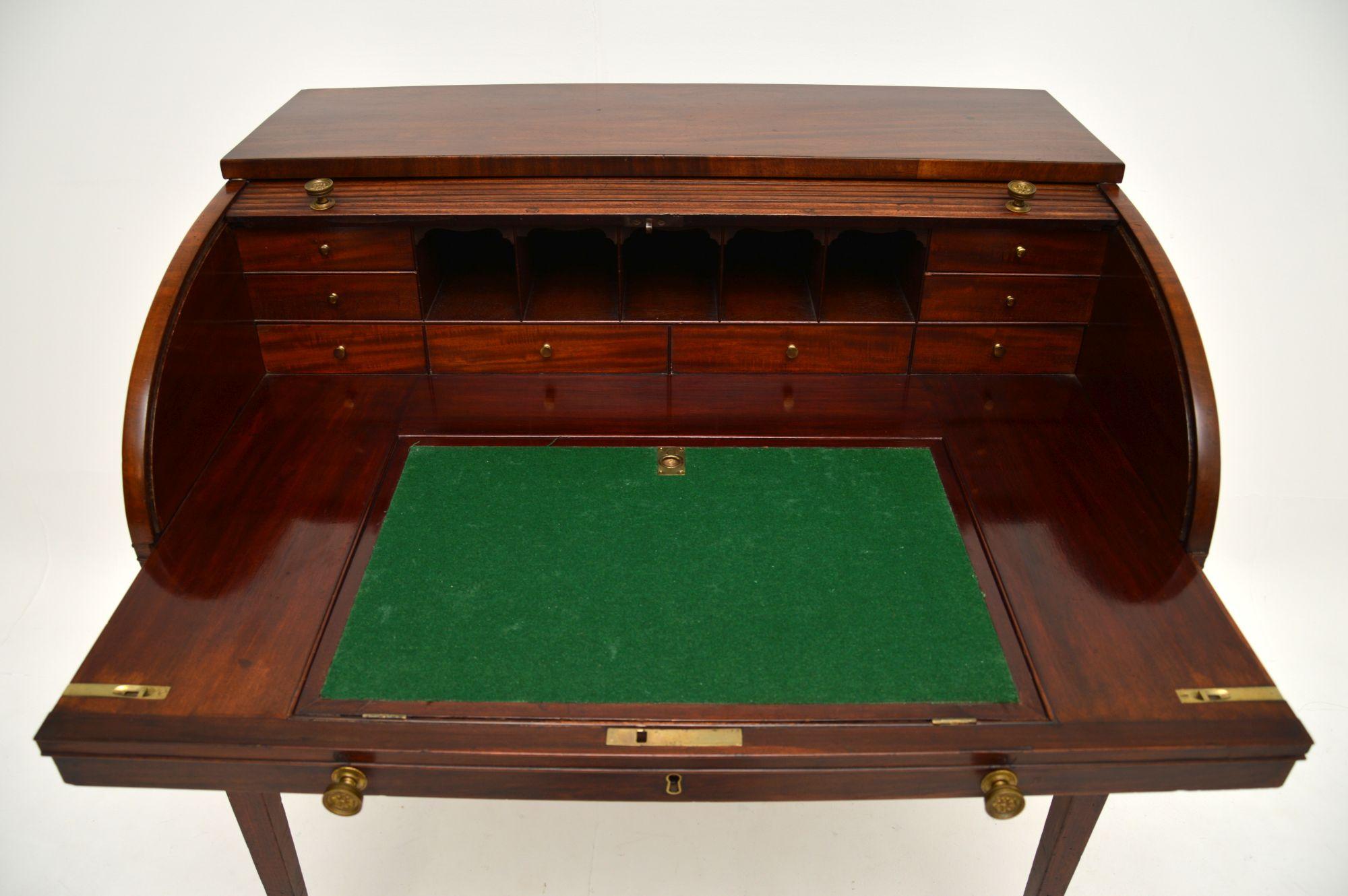 Antique Period George III Tambour Top Desk 3
