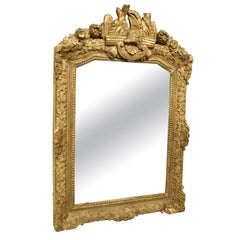 Antique Period Regence Mirror from France, circa 1715