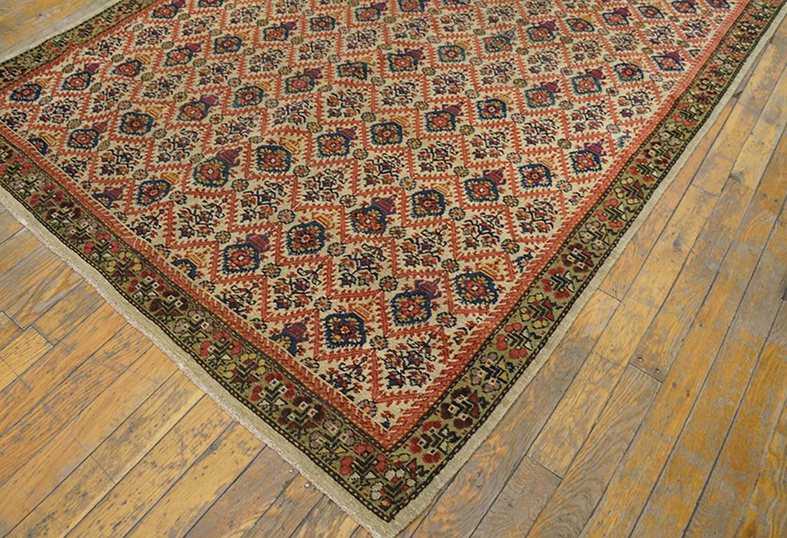 Persian Antique Perisan Farahan Rug For Sale