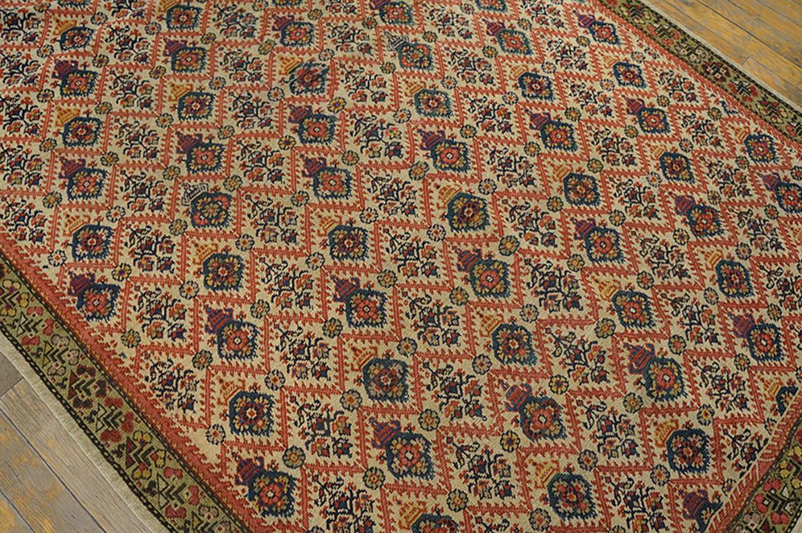 Hand-Knotted Antique Perisan Farahan Rug For Sale