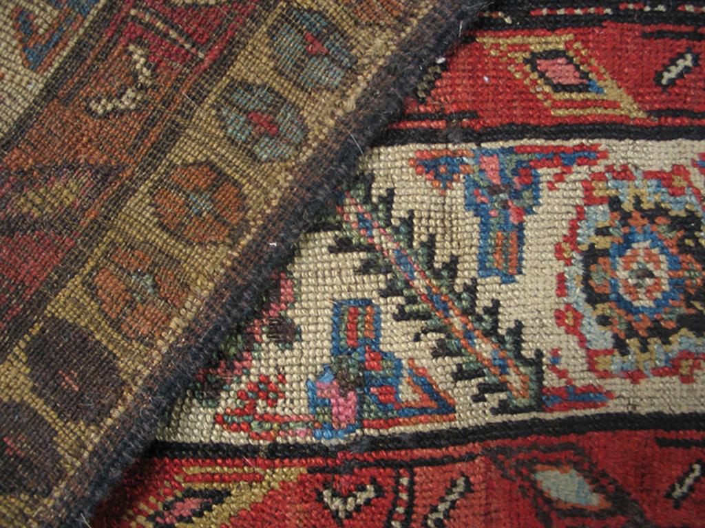 Wool Antique Persian Kurdish Rug For Sale