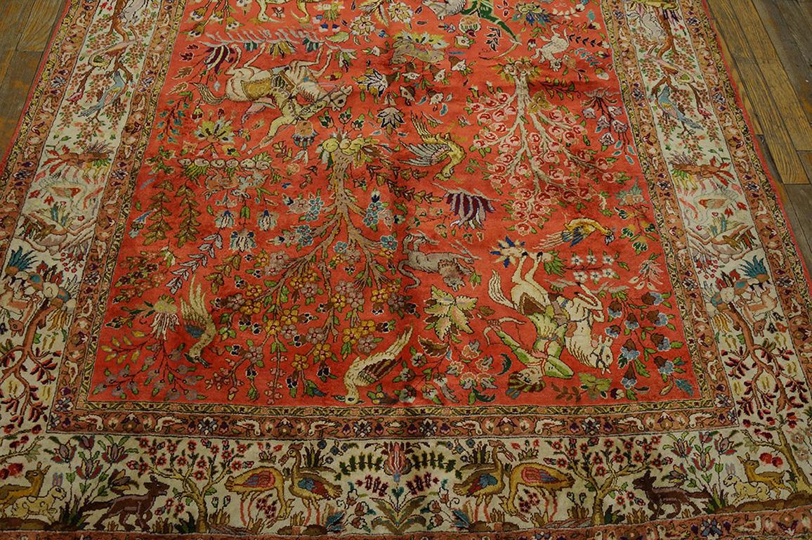 Antique Perisan Tabriz Silk In Good Condition In New York, NY