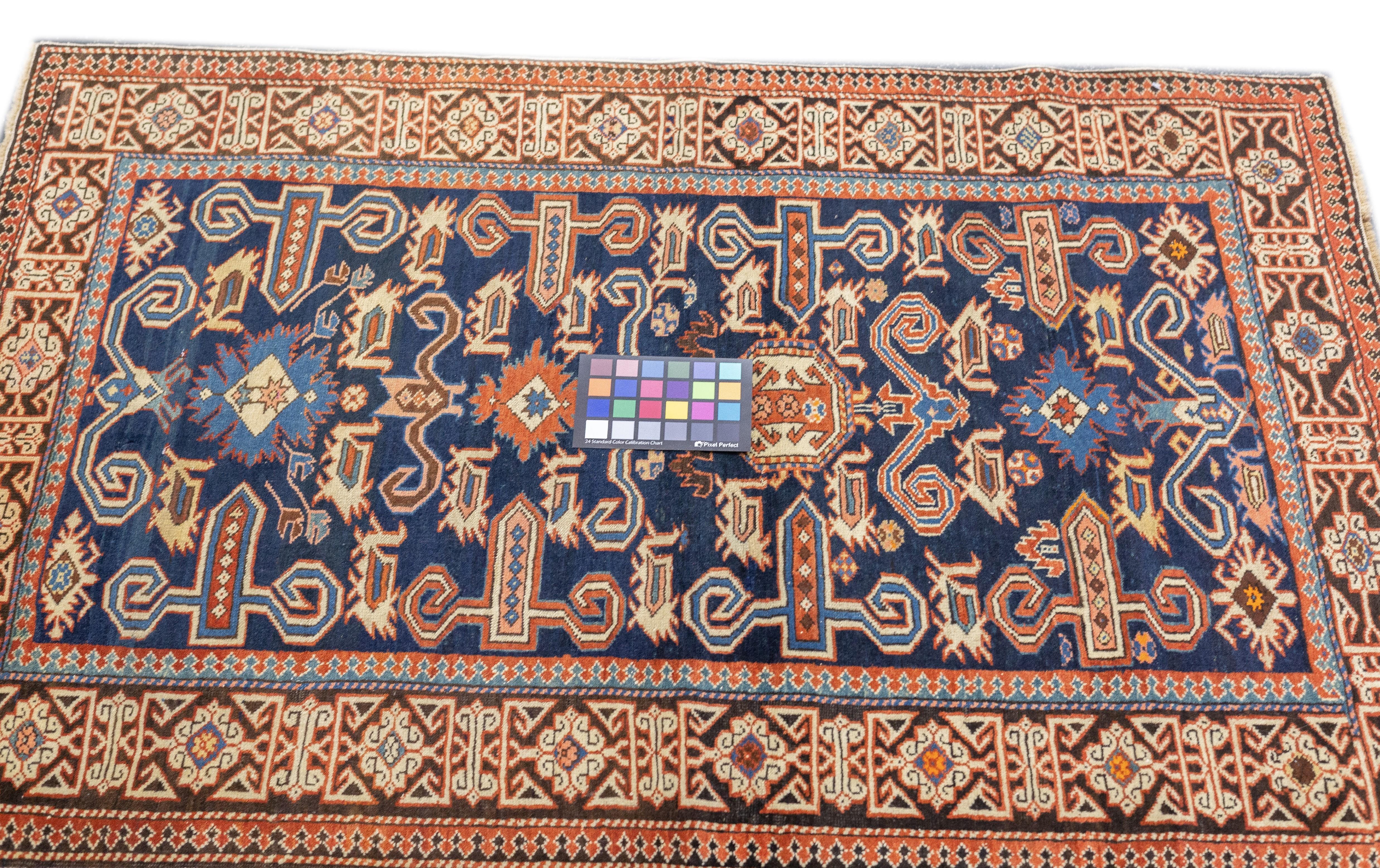 Antique Perpedil Rug 2'11'' x 4'3'' For Sale 4