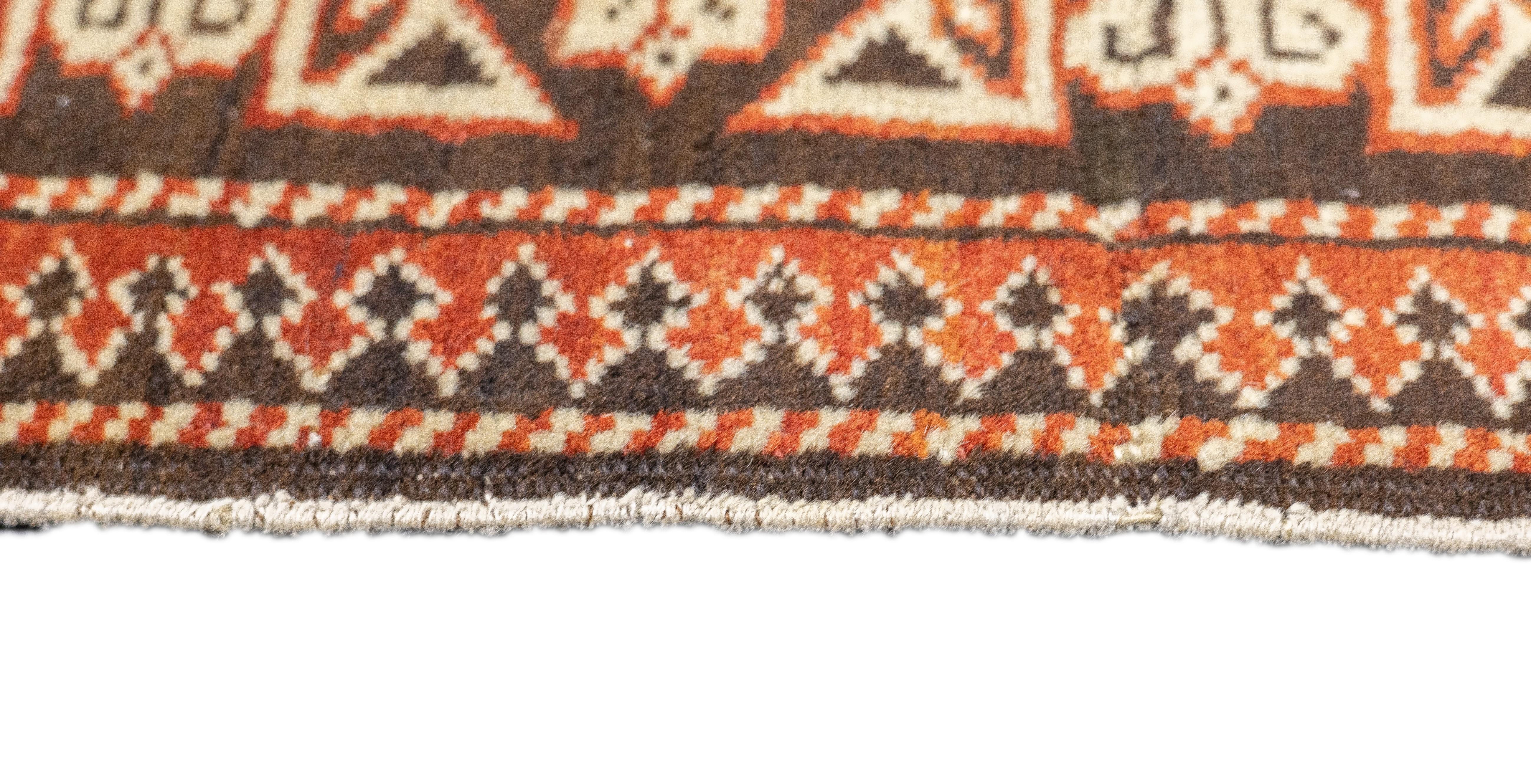 Antique Perpedil Rug 2'11'' x 4'3'' In Good Condition For Sale In New York, NY