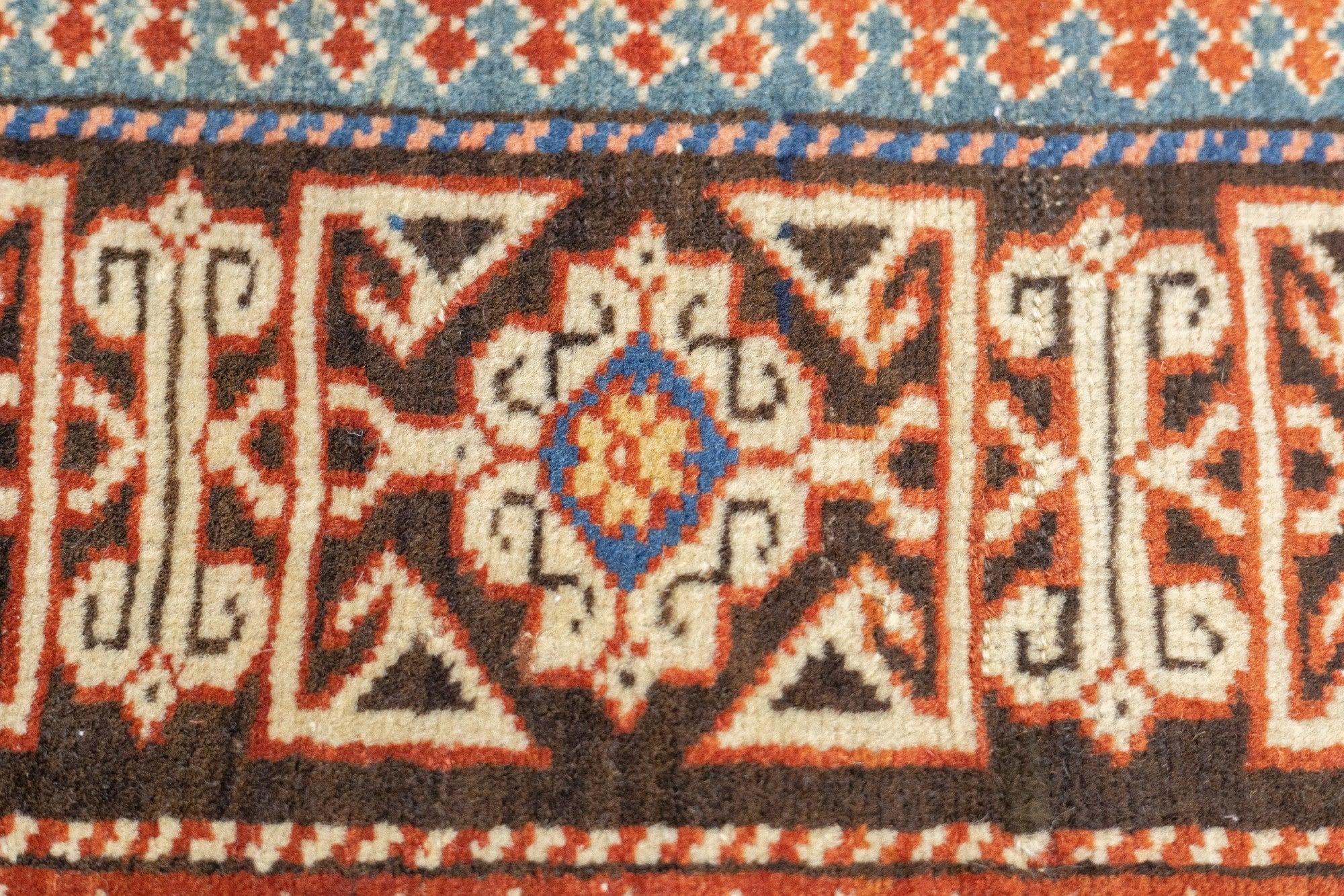 Wool Antique Perpedil Rug 2'11'' x 4'3'' For Sale