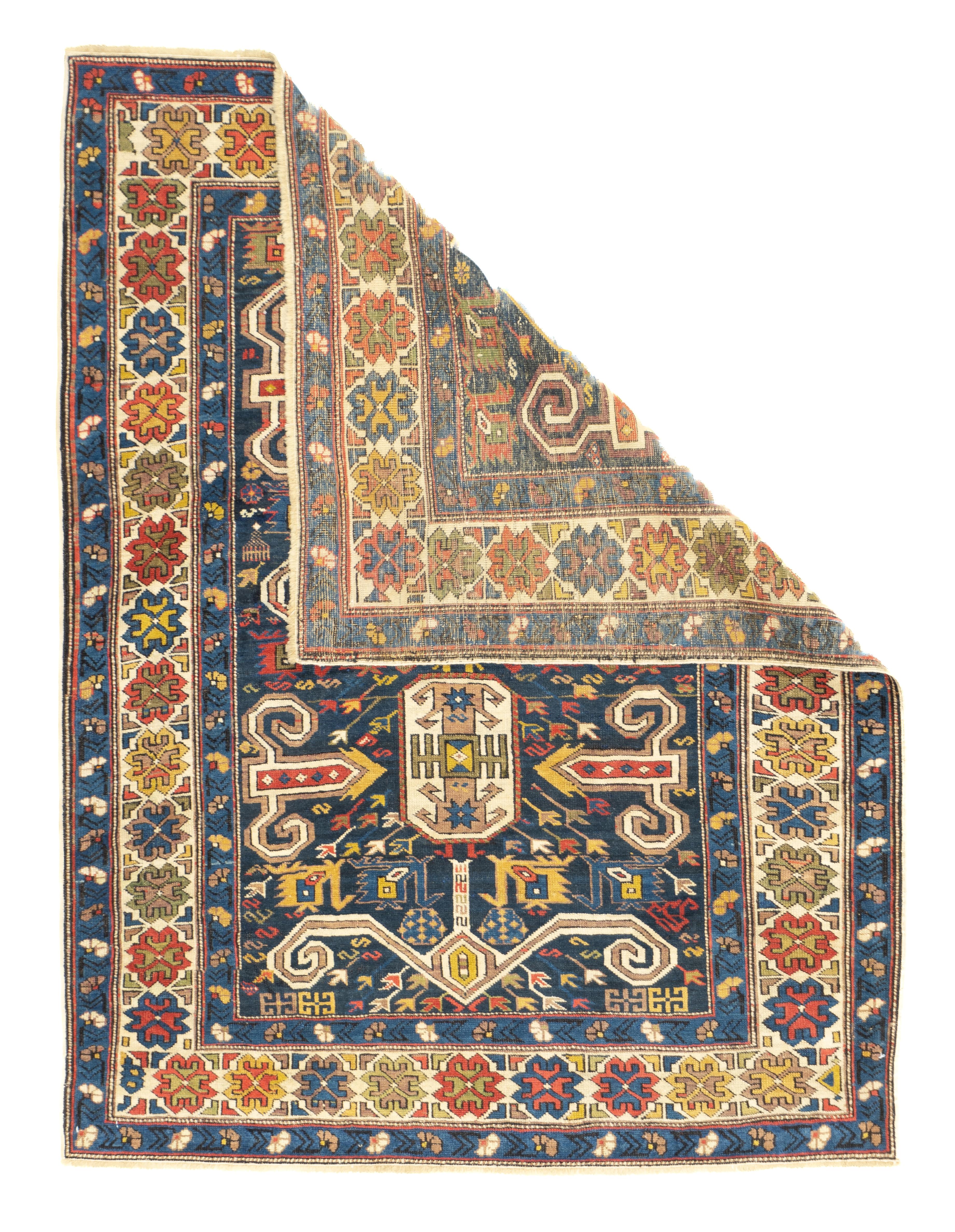 Tapis Perpedil antique 3'10'' x 5'0