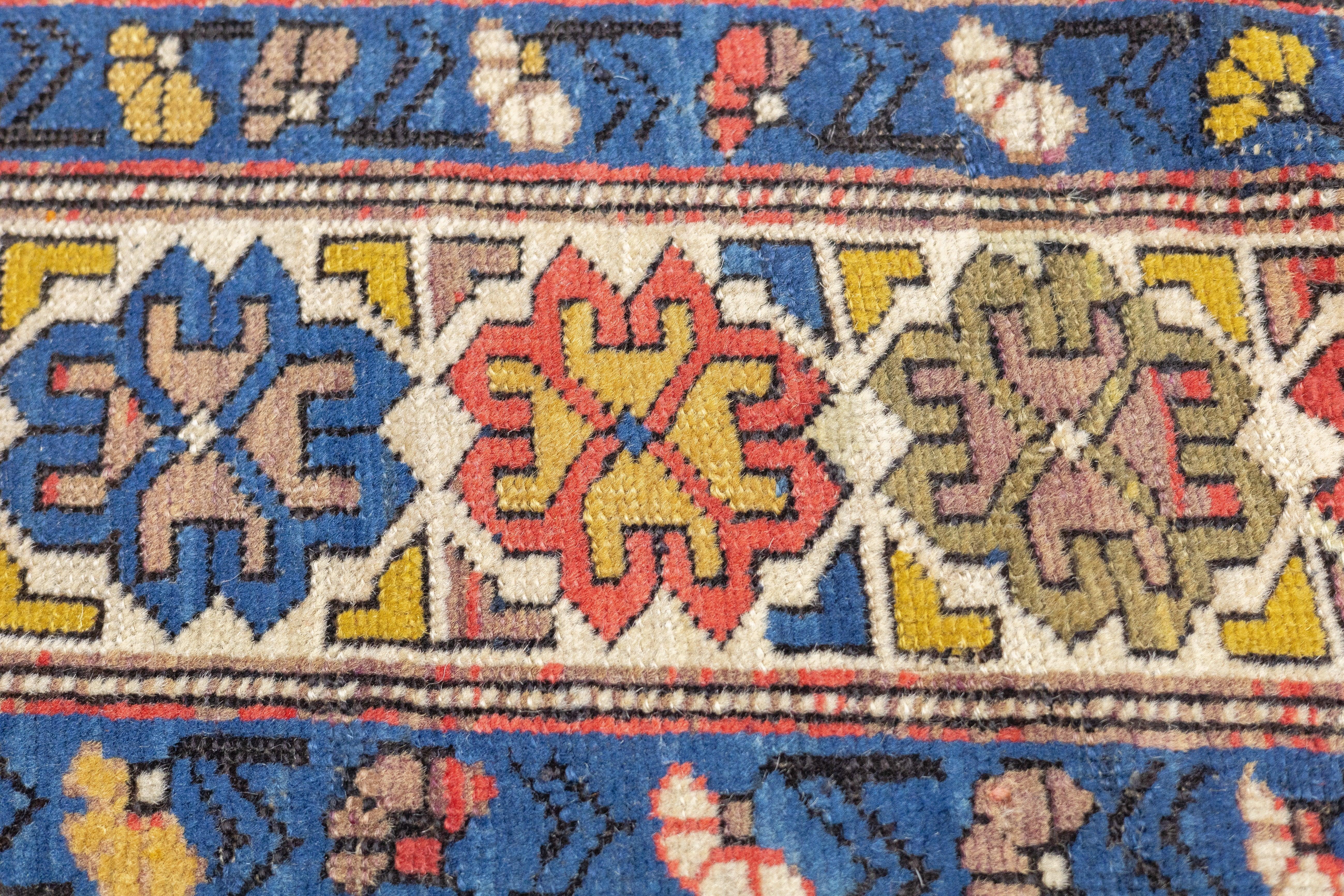 Tapis Perpedil ancien 3'10'' x 5'0