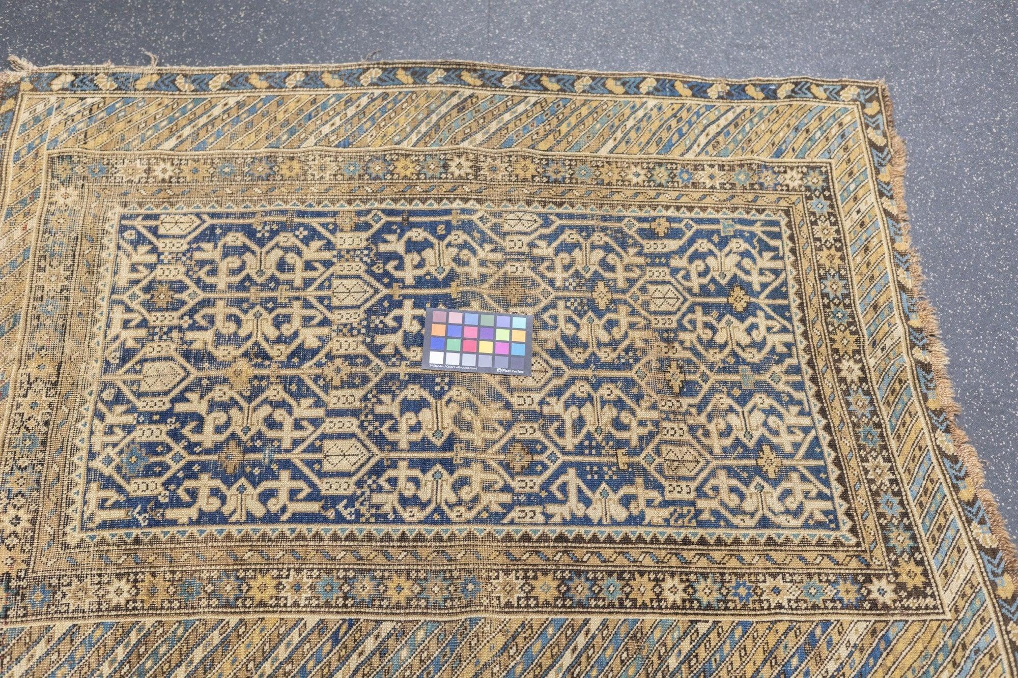 Tapis Perpedil ancien 3'11'' x 4'7'' en vente 3