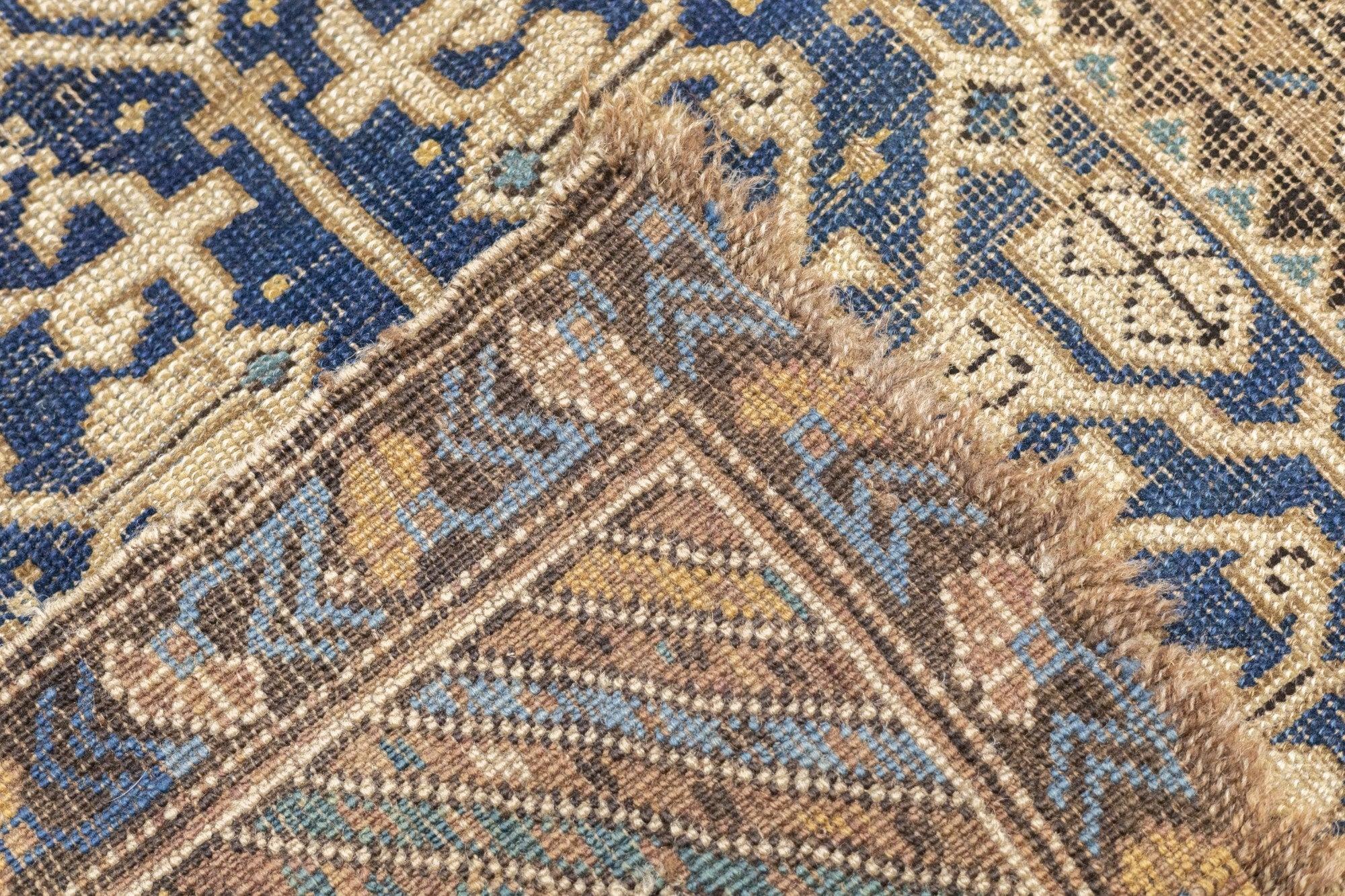 Laine Tapis Perpedil ancien 3'11'' x 4'7'' en vente