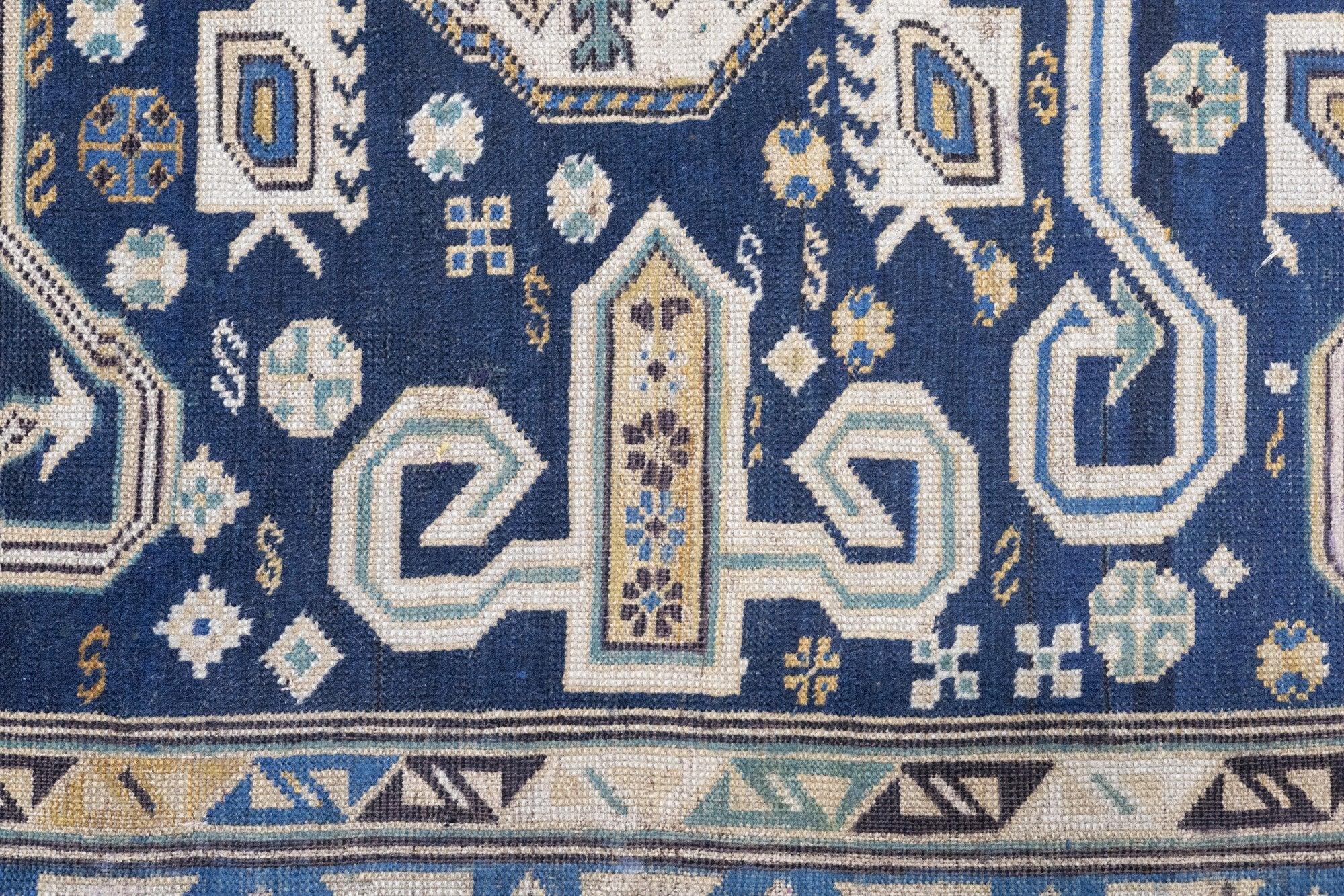 Caucasian Antique Perpedil Rug 3'11'' x 6'3'' For Sale