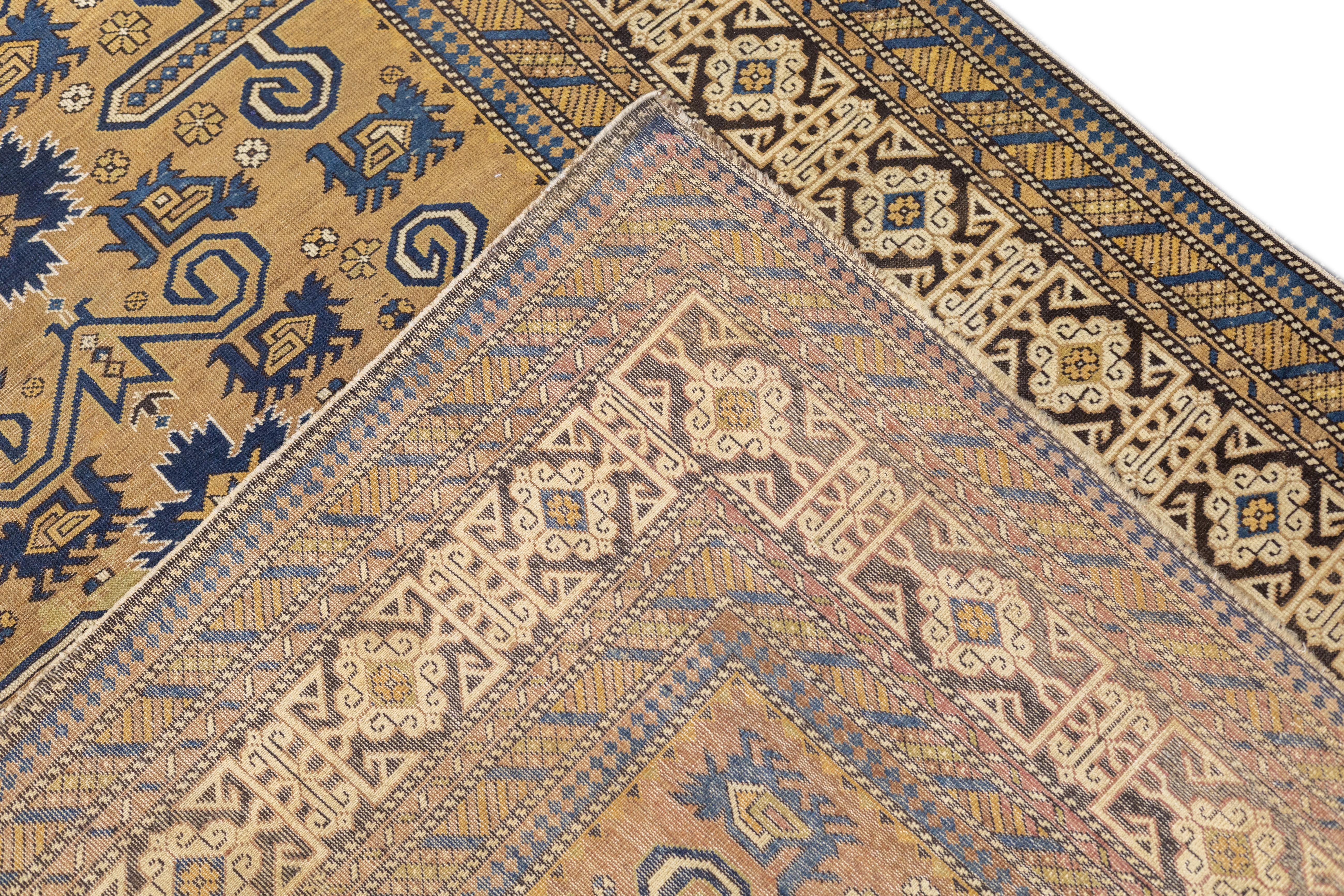 Antique Perpedil Rug 3'11'' x 6'5'' For Sale 1