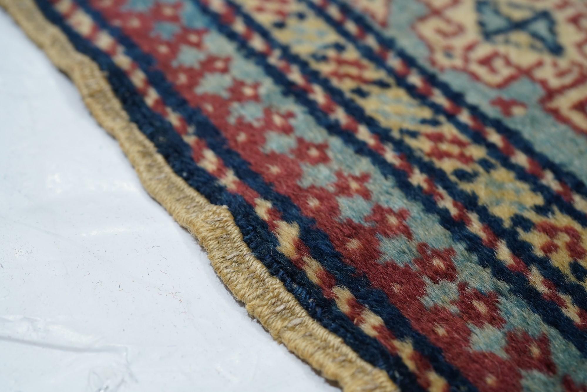 Asian Antique Perpedil Rug 3'2'' x 4'3'' For Sale